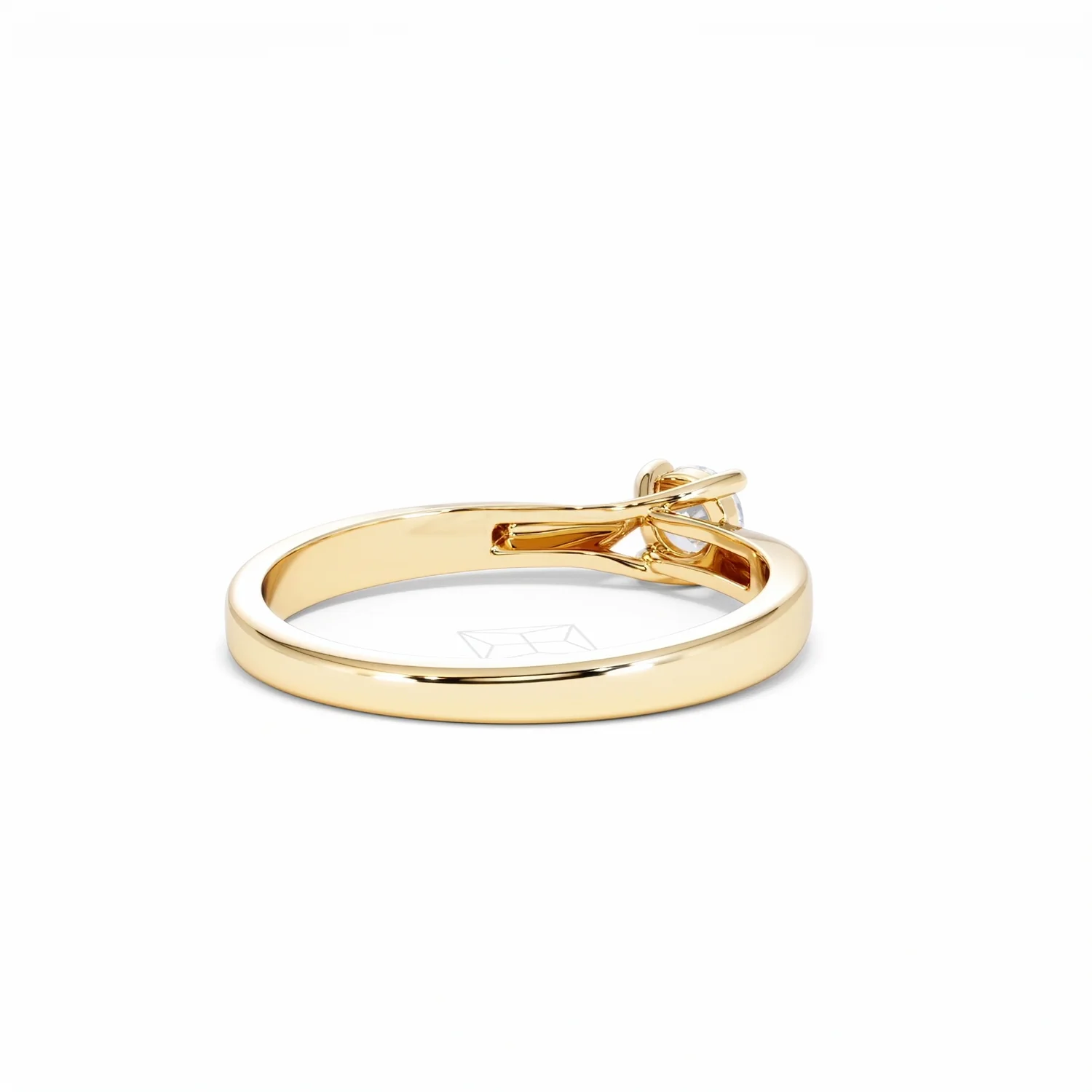 Naomi Lab Diamond Engagement Ring 0.25ct H/Si in 18K Gold Vermeil - Image 41