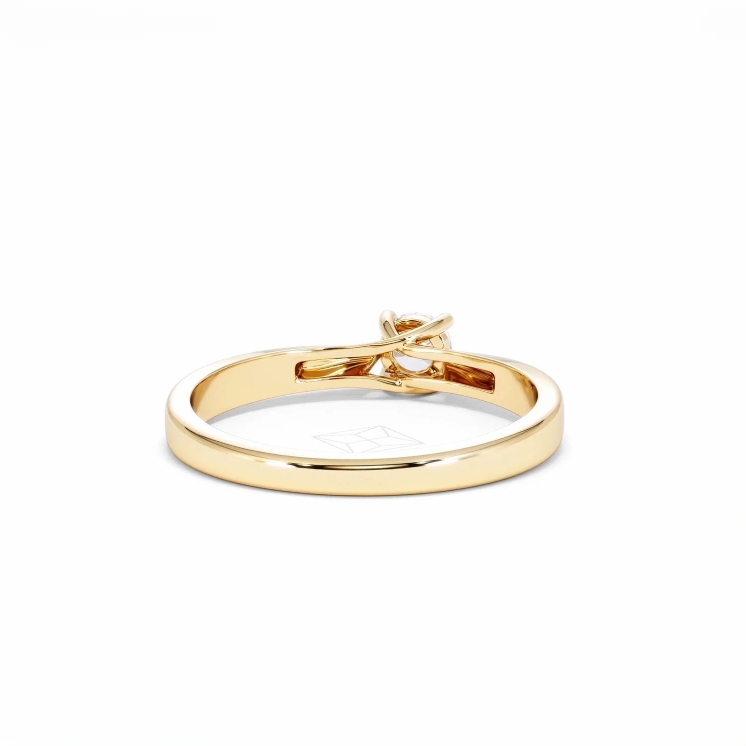 Naomi Lab Diamond Engagement Ring 0.25ct H/Si in 18K Gold Vermeil - Image 45