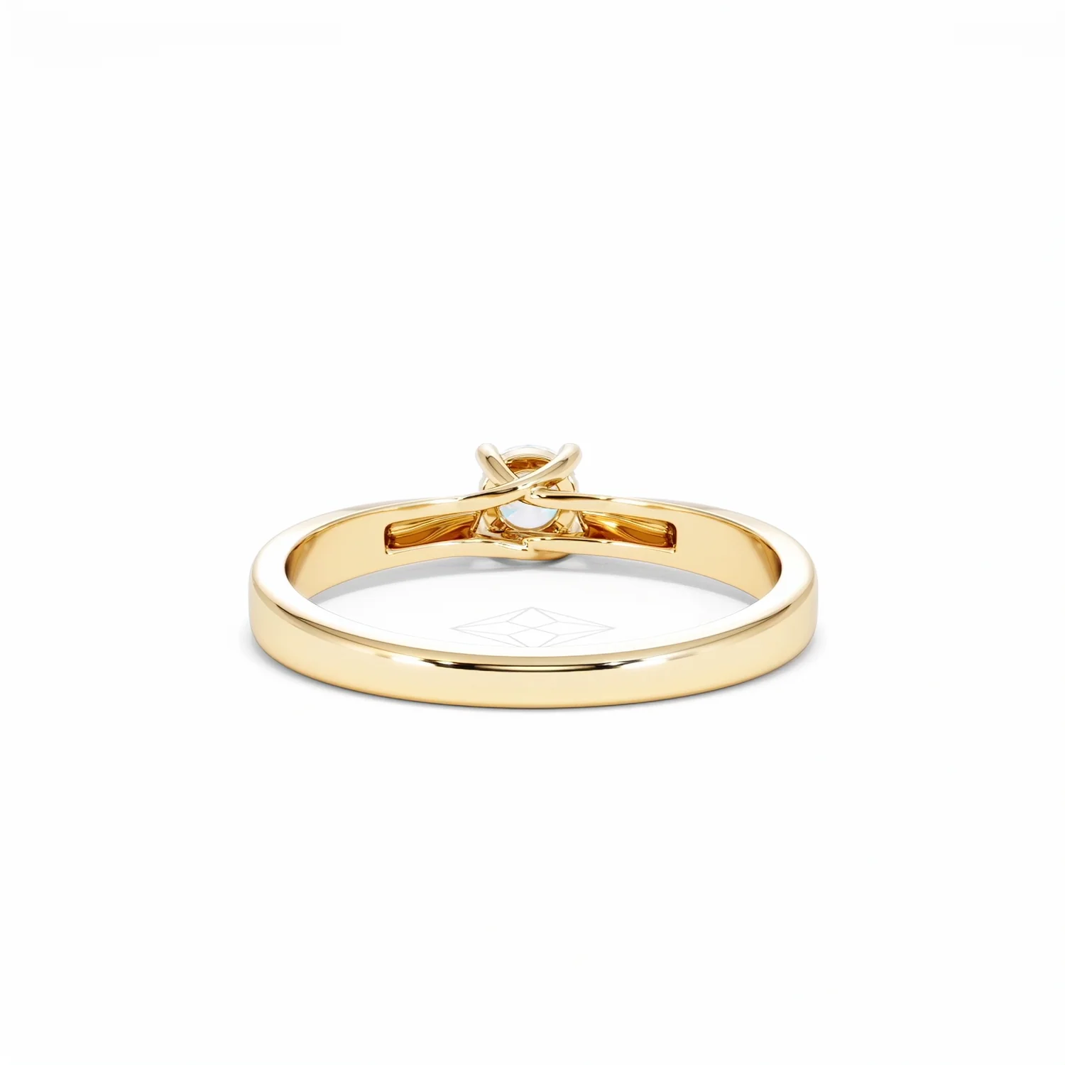 Naomi Lab Diamond Engagement Ring 0.25ct H/Si in 18K Gold Vermeil - Image 48