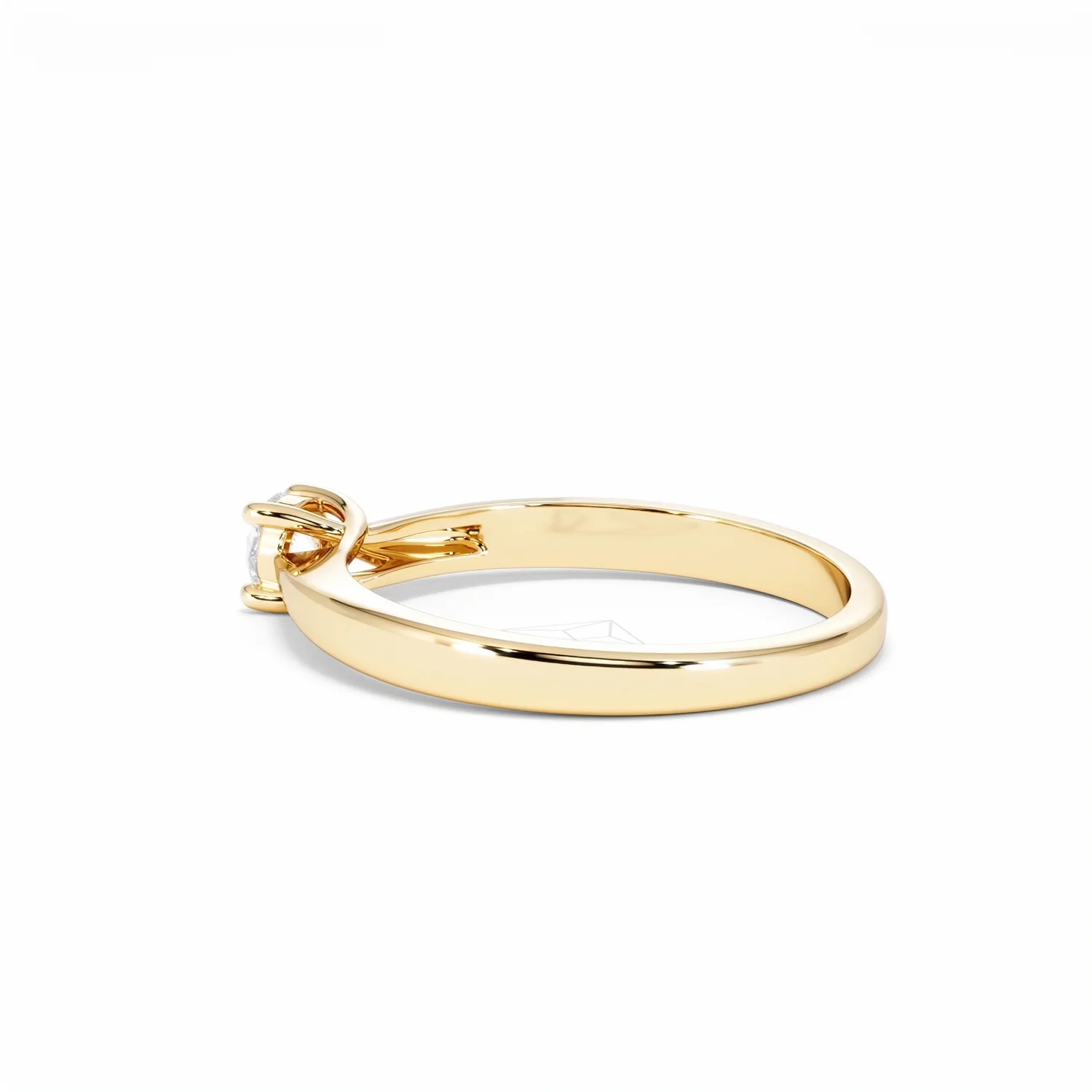 Naomi Lab Diamond Engagement Ring 0.25ct H/Si in 18K Gold Vermeil - Image 62