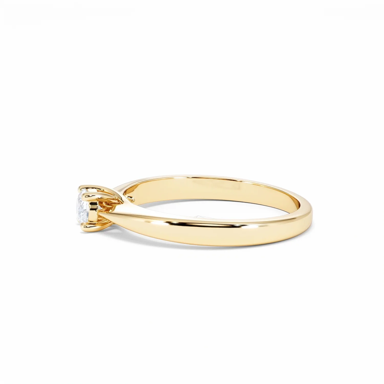Naomi Lab Diamond Engagement Ring 0.25ct H/Si in 18K Gold Vermeil - Image 70