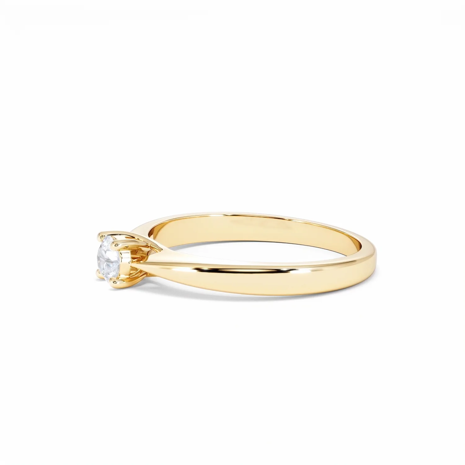 Naomi Lab Diamond Engagement Ring 0.25ct H/Si in 18K Gold Vermeil - Image 73