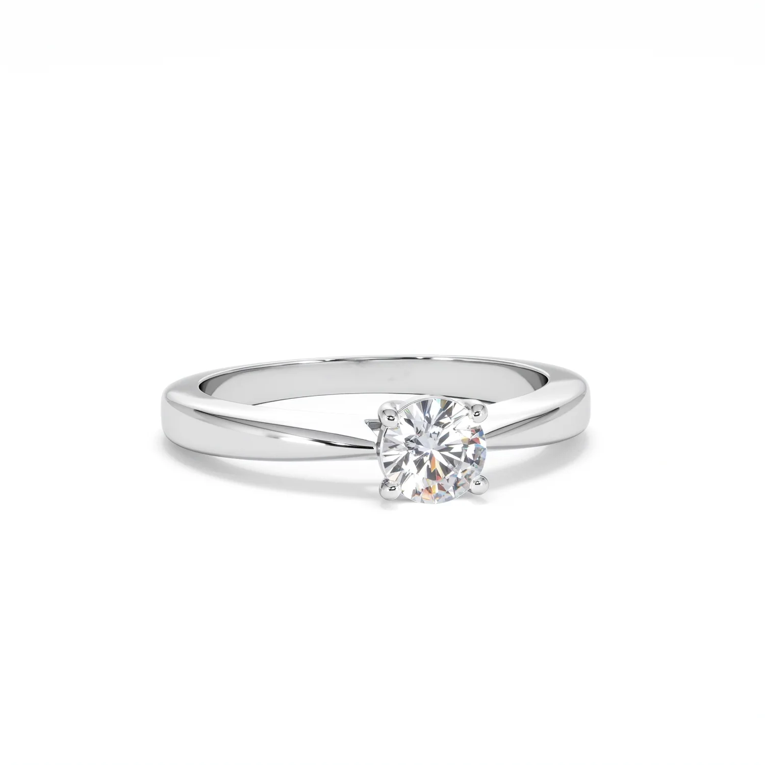 Naomi Lab Diamond Engagement Ring 0.50ct H/Si 9K White Gold - Image 11