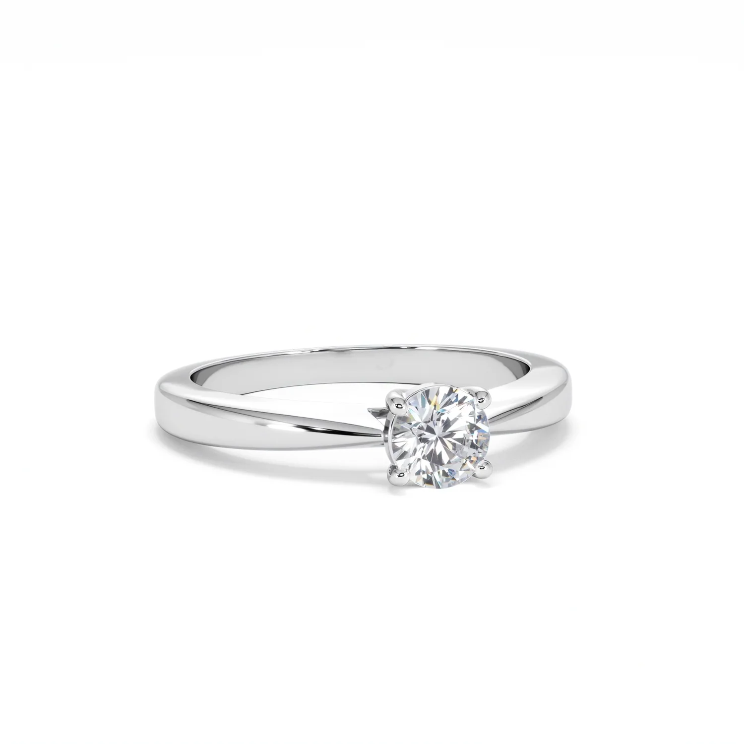 Naomi Lab Diamond Engagement Ring 0.50ct H/Si 9K White Gold - Image 12