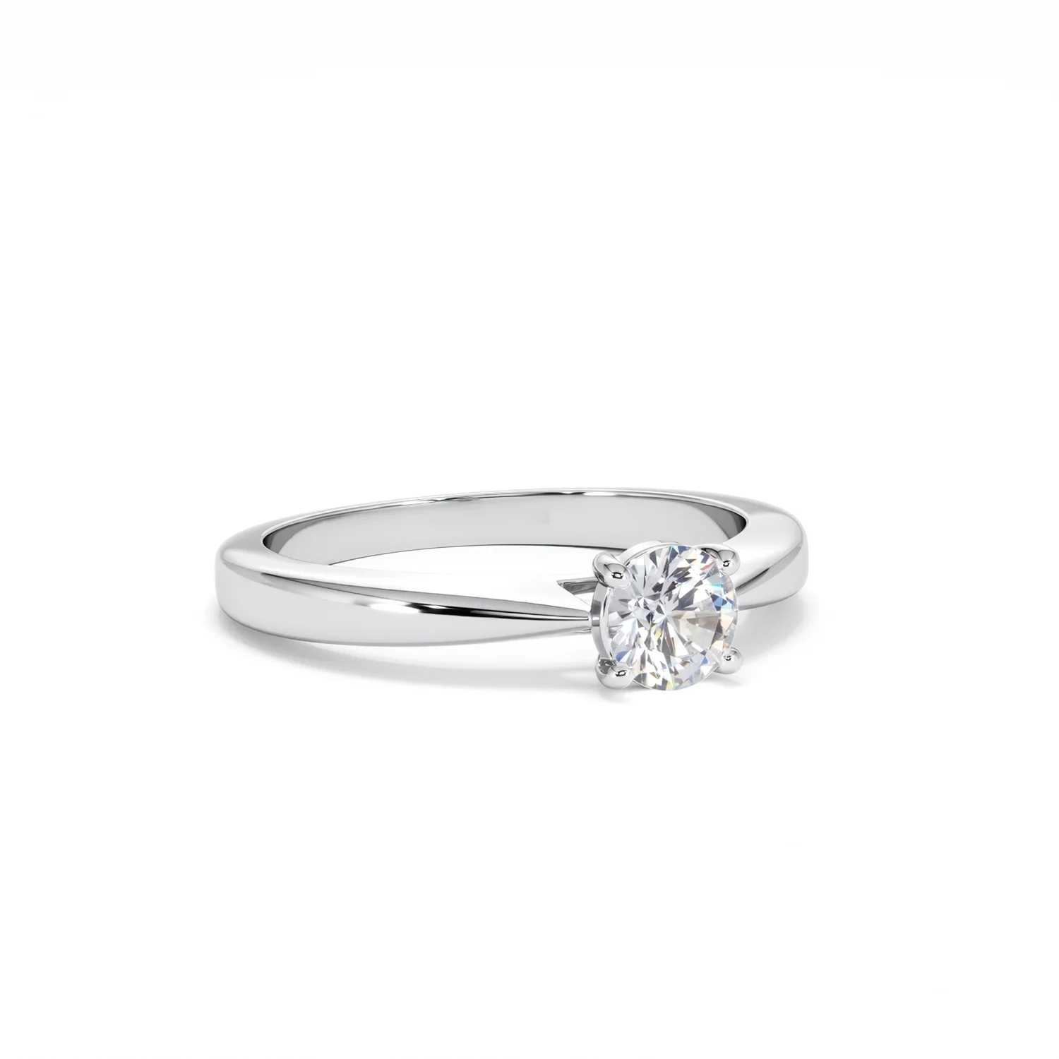 Naomi Lab Diamond Engagement Ring 0.50ct H/Si 9K White Gold - Image 14