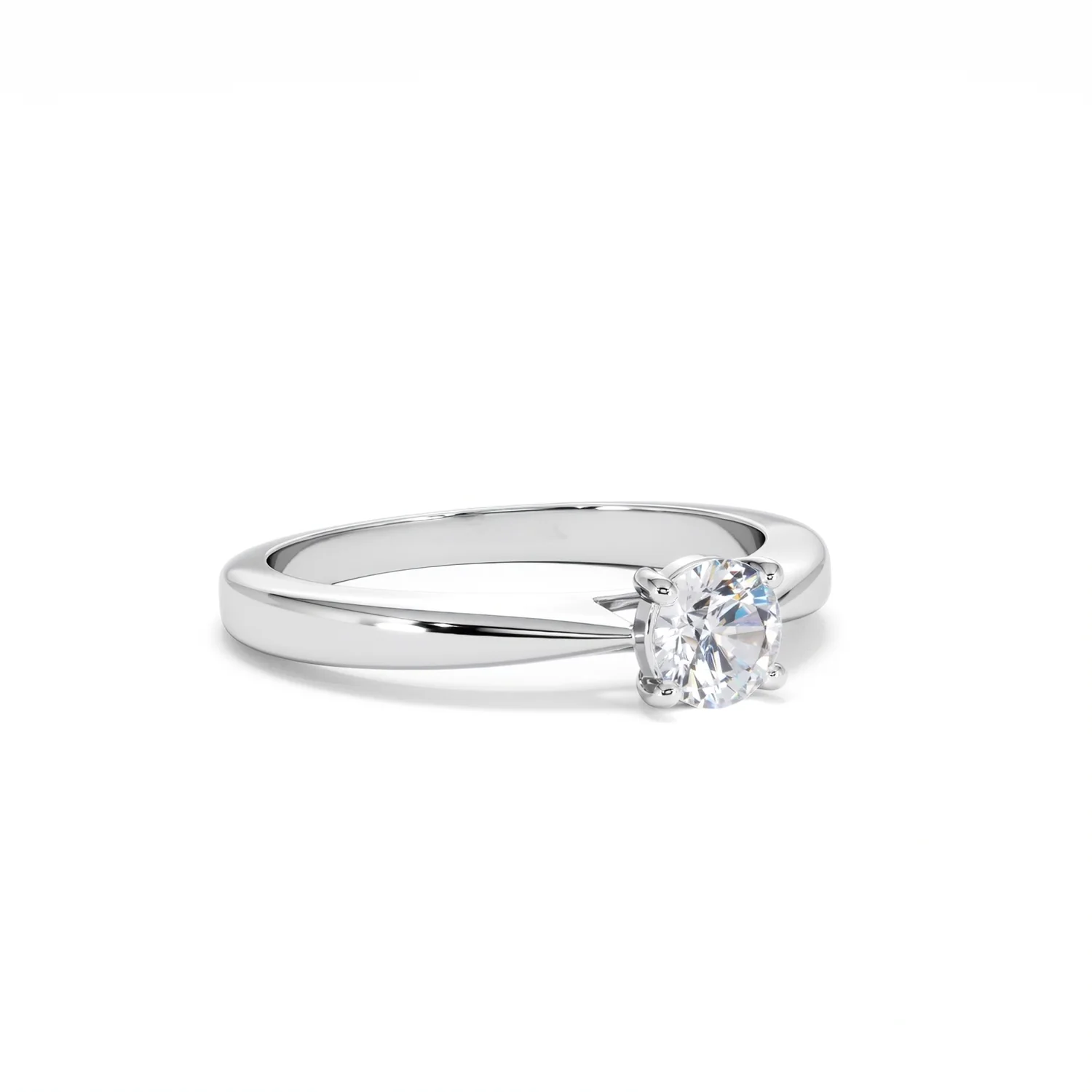 Naomi Lab Diamond Engagement Ring 0.50ct H/Si 9K White Gold - Image 15