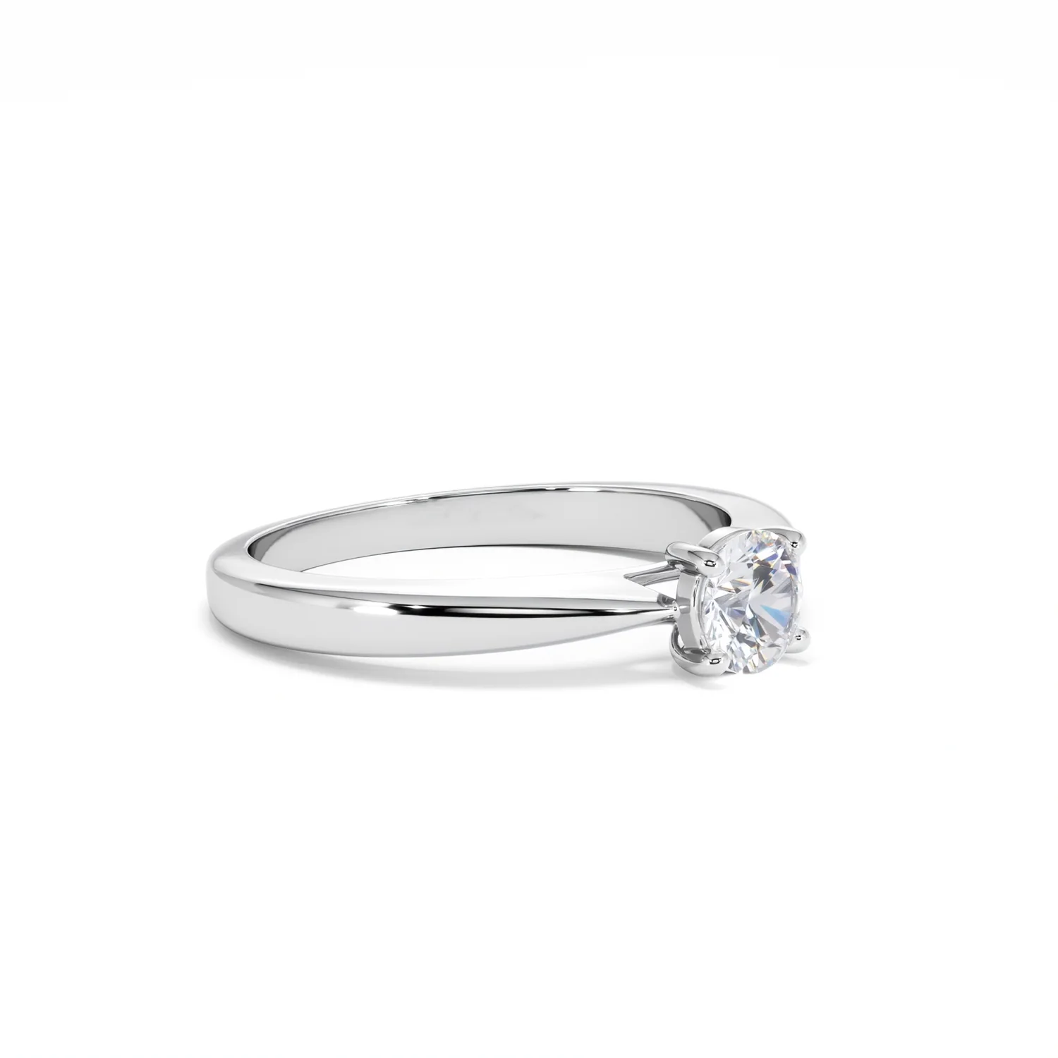 Naomi Lab Diamond Engagement Ring 0.50ct H/Si 9K White Gold - Image 18