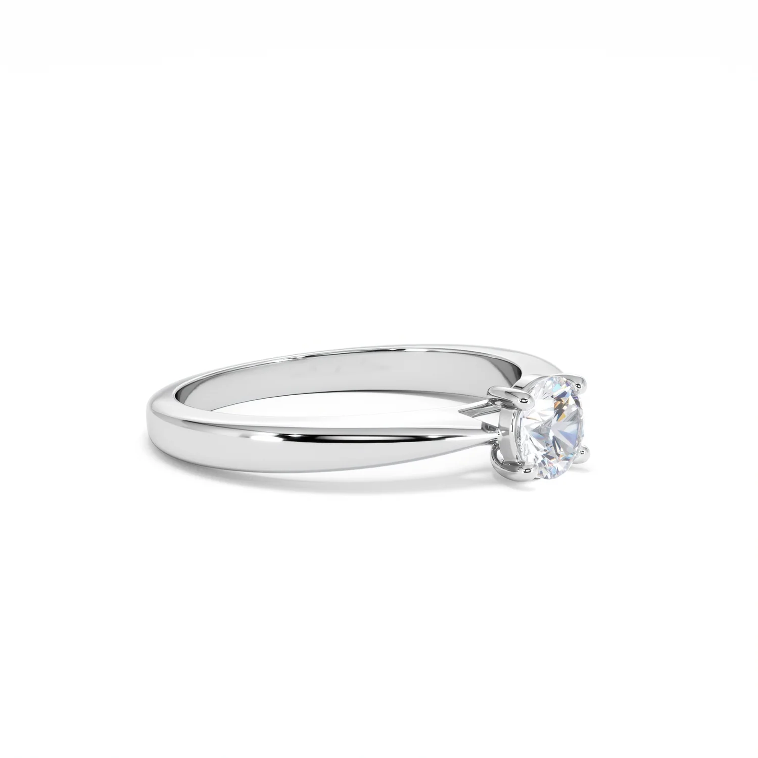 Naomi Lab Diamond Engagement Ring 0.50ct H/Si 9K White Gold - Image 19