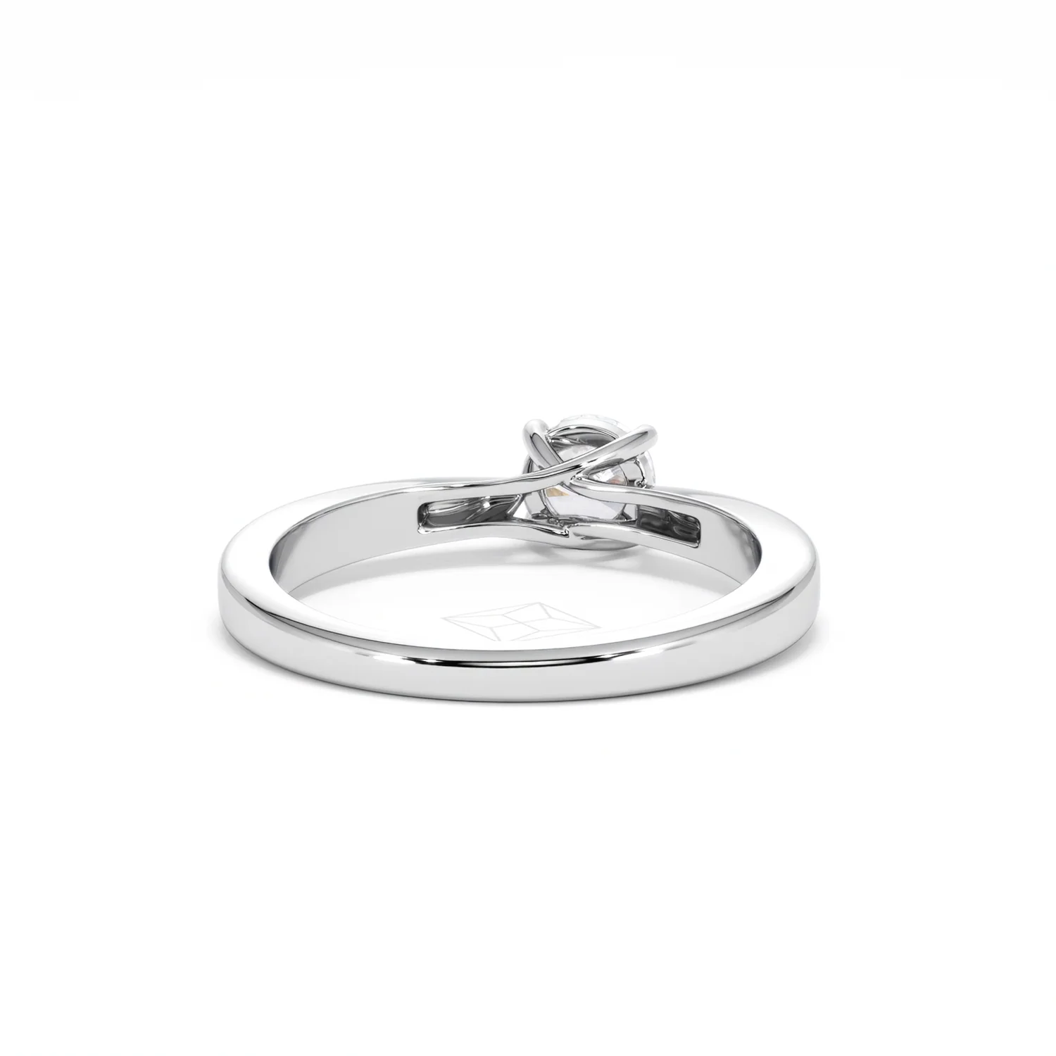 Naomi Lab Diamond Engagement Ring 0.50ct H/Si 9K White Gold - Image 45