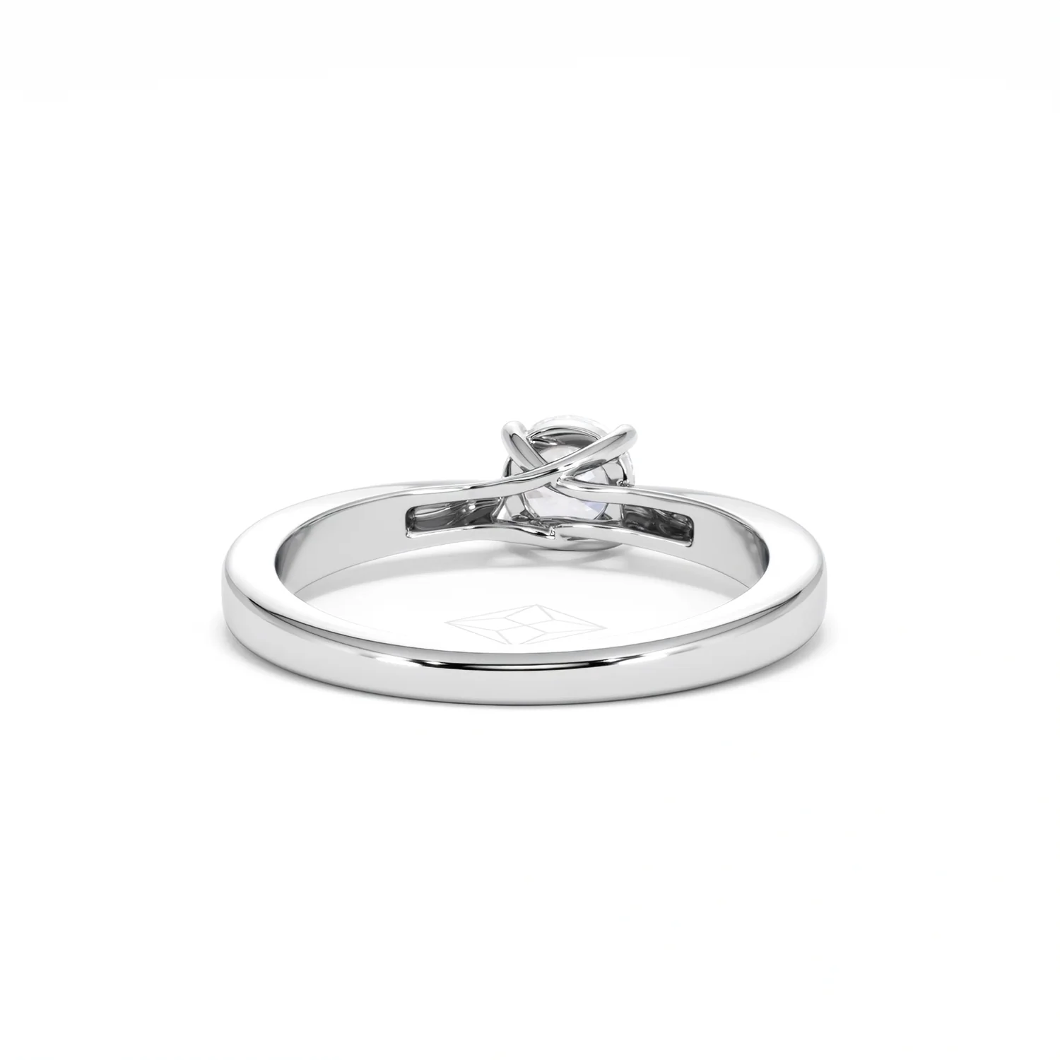 Naomi Lab Diamond Engagement Ring 0.50ct H/Si 9K White Gold - Image 46
