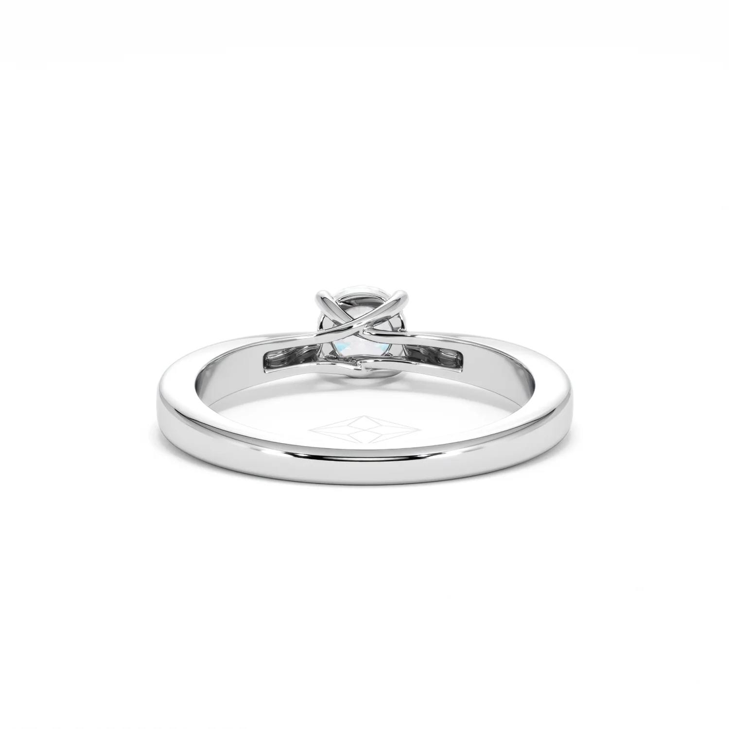 Naomi Lab Diamond Engagement Ring 0.50ct H/Si 9K White Gold - Image 48