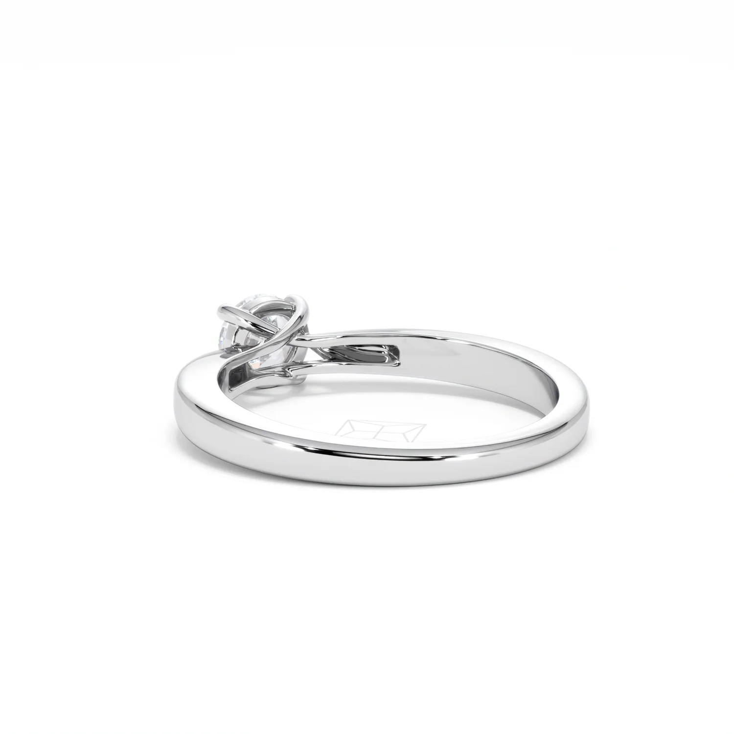 Naomi Lab Diamond Engagement Ring 0.50ct H/Si 9K White Gold - Image 55