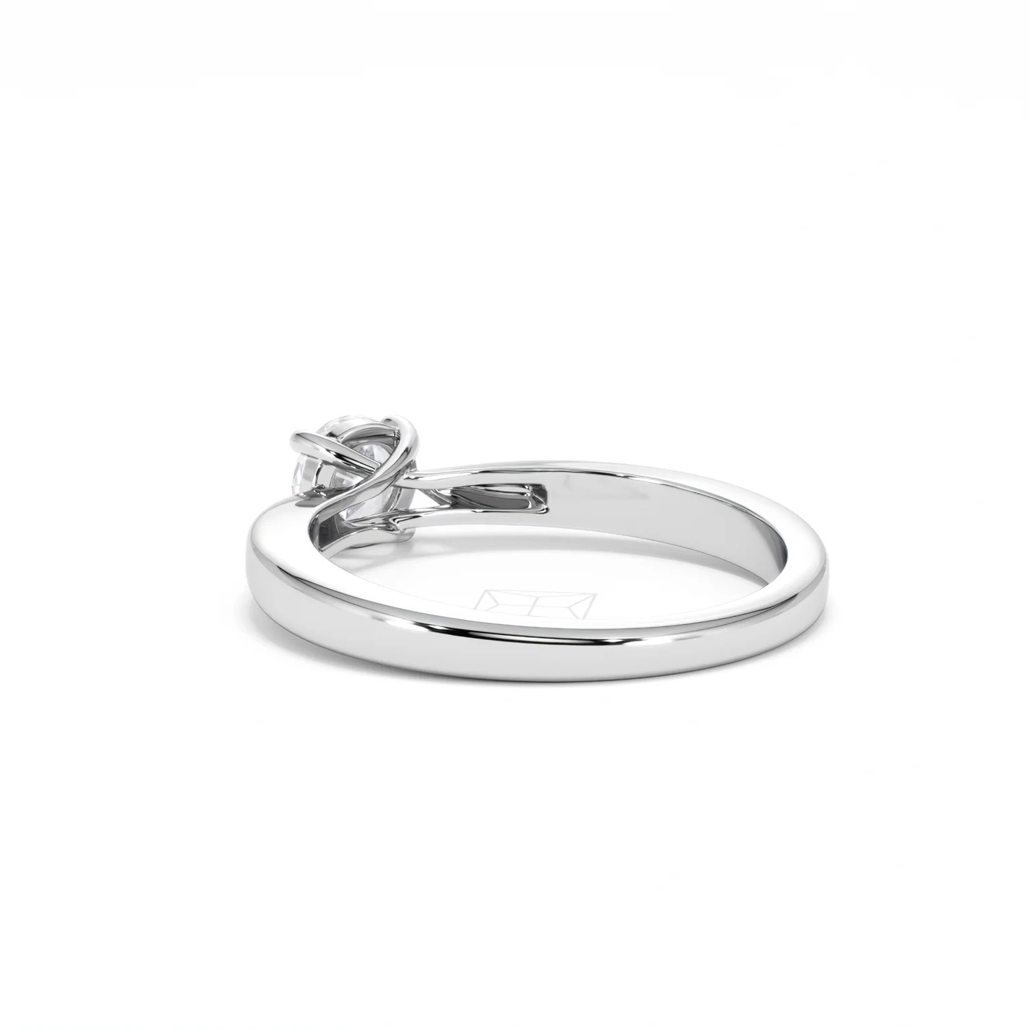 Naomi Lab Diamond Engagement Ring 0.50ct H/Si 9K White Gold - Image 56