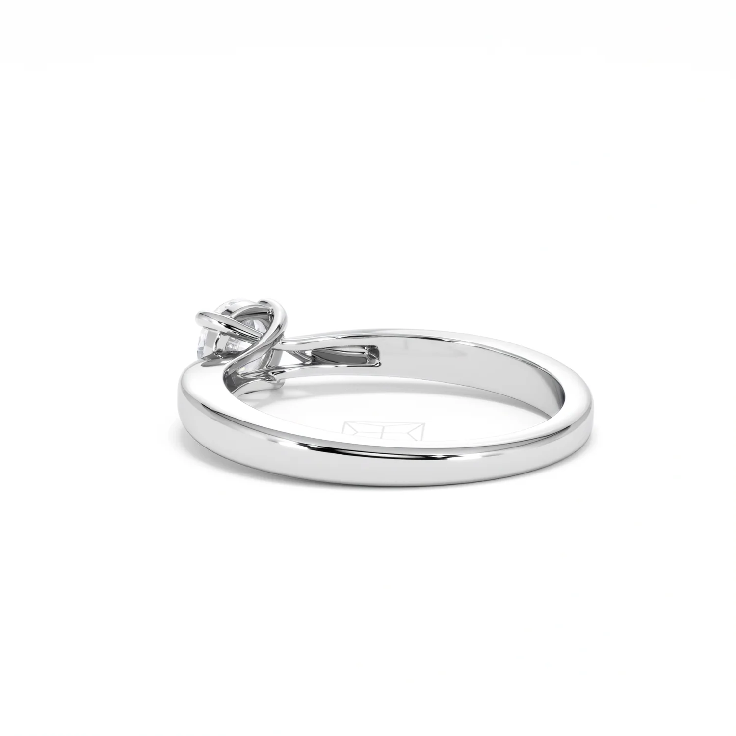 Naomi Lab Diamond Engagement Ring 0.50ct H/Si 9K White Gold - Image 57