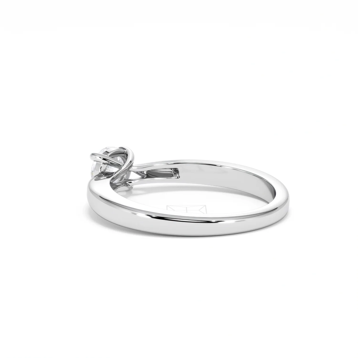 Naomi Lab Diamond Engagement Ring 0.50ct H/Si 9K White Gold - Image 58