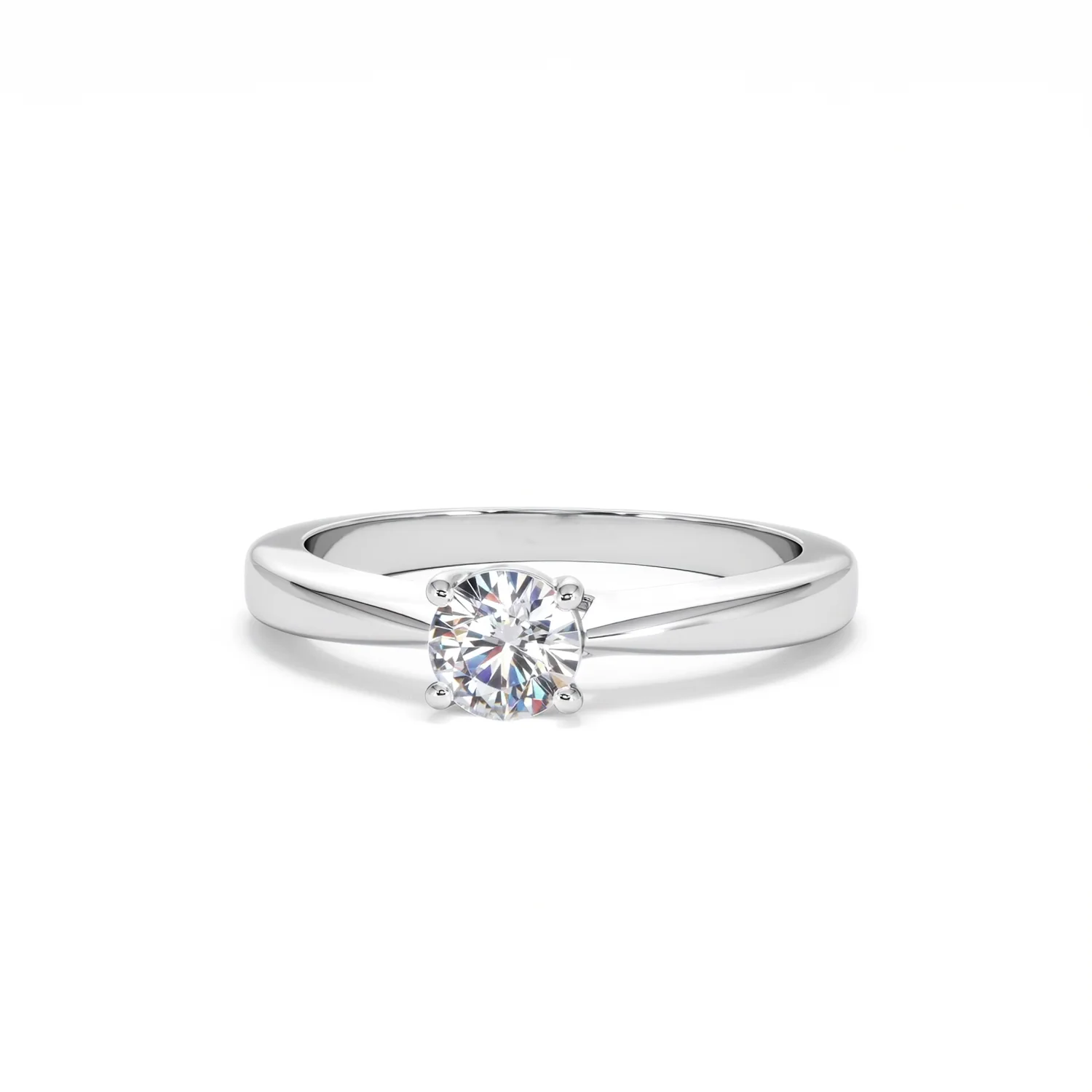 Naomi Lab Diamond Engagement Ring 0.50ct H/Si 9K White Gold - Image 86