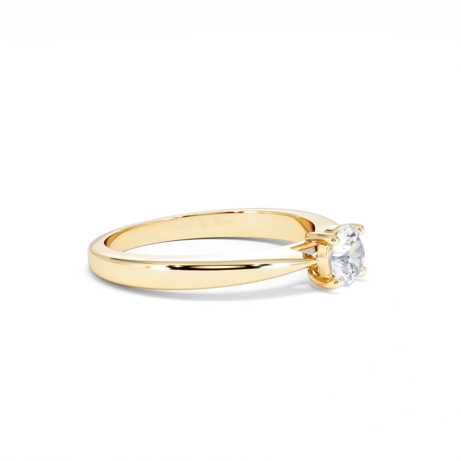 Naomi Lab Diamond Engagement Ring 0.50ct H/Si in 18K Gold Vermeil - Image 21