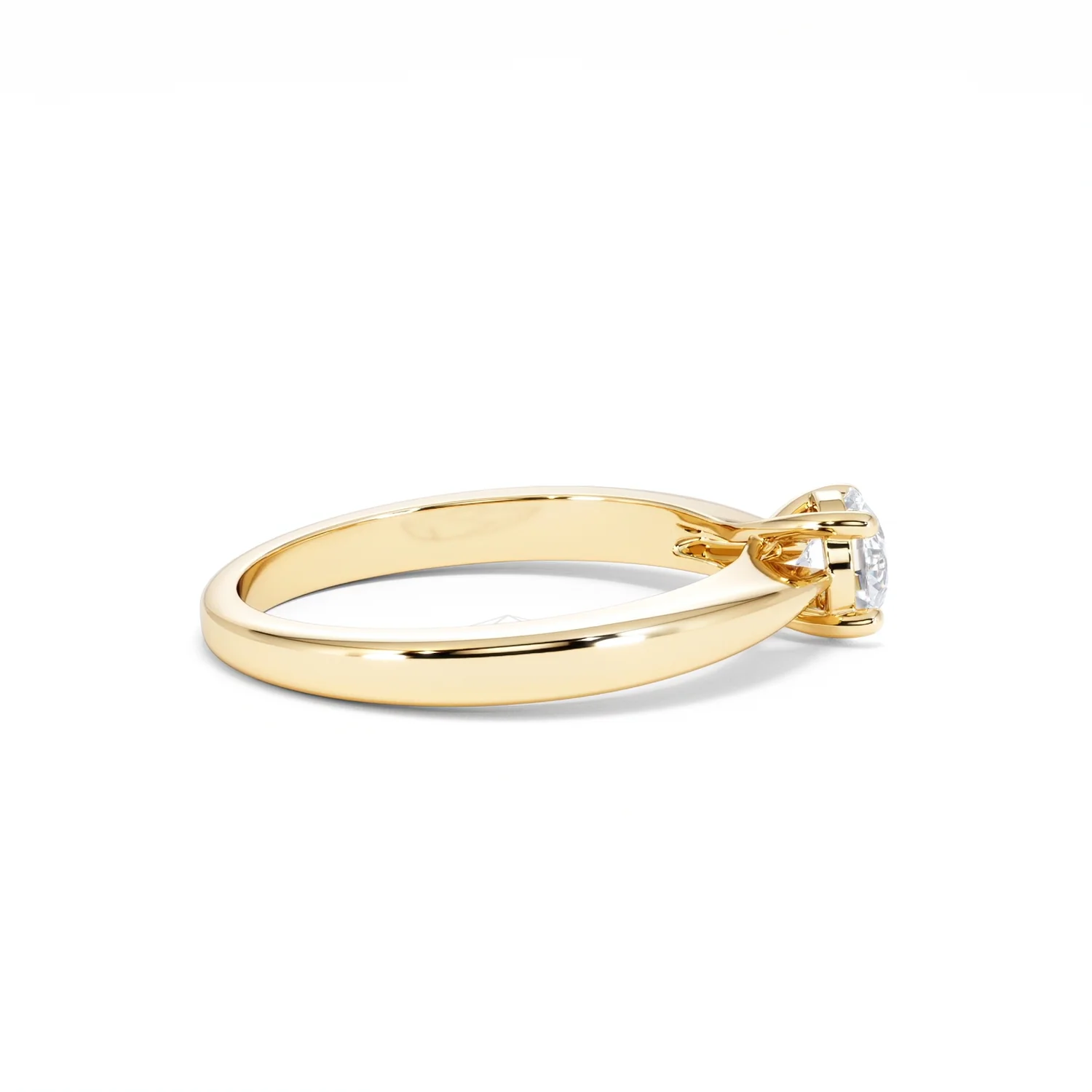 Naomi Lab Diamond Engagement Ring 0.50ct H/Si in 18K Gold Vermeil - Image 29