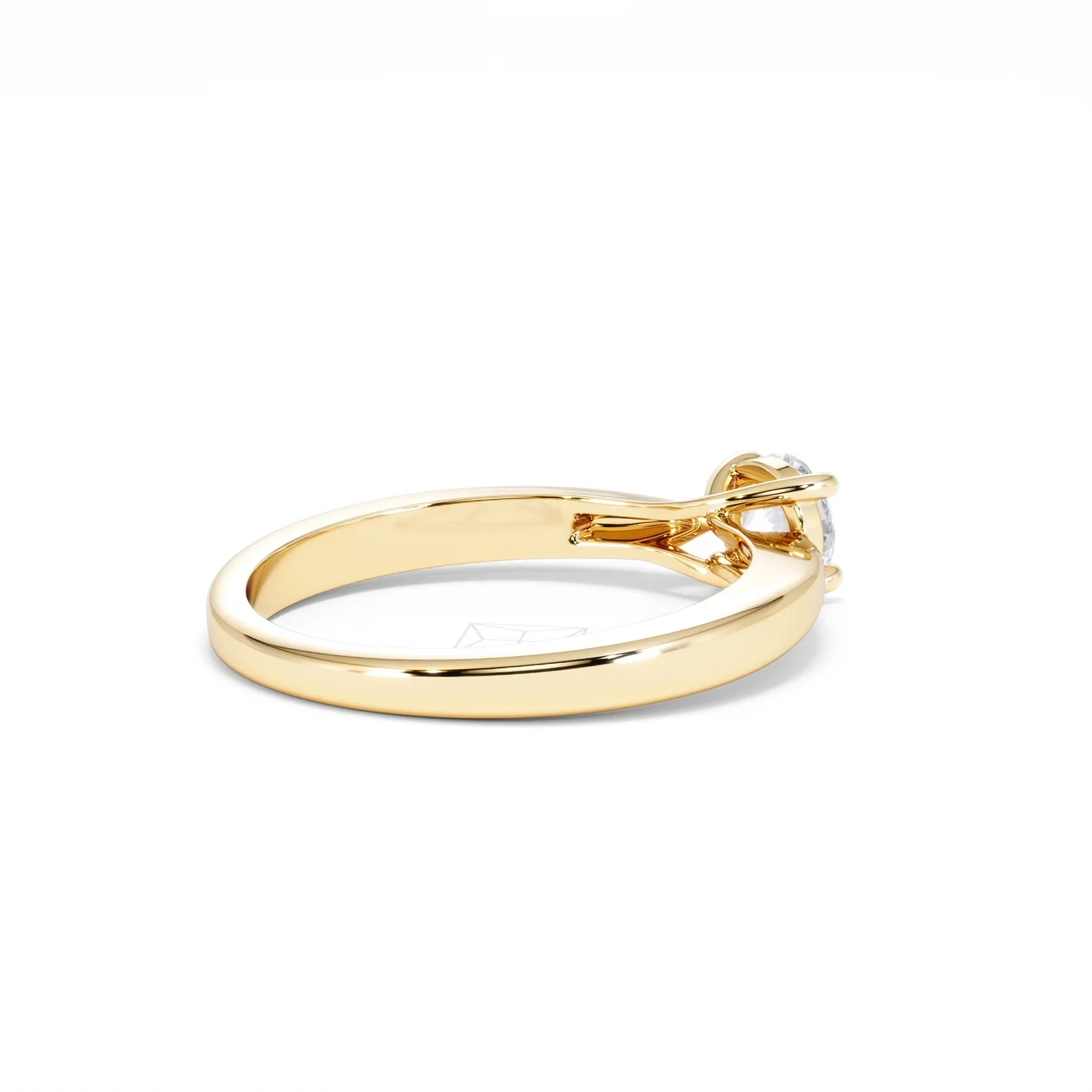 Naomi Lab Diamond Engagement Ring 0.50ct H/Si in 18K Gold Vermeil - Image 36