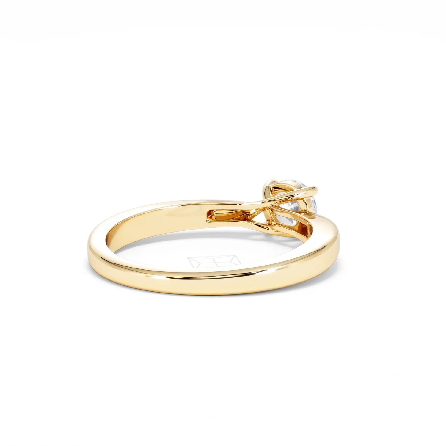Naomi Lab Diamond Engagement Ring 0.50ct H/Si in 18K Gold Vermeil - Image 40