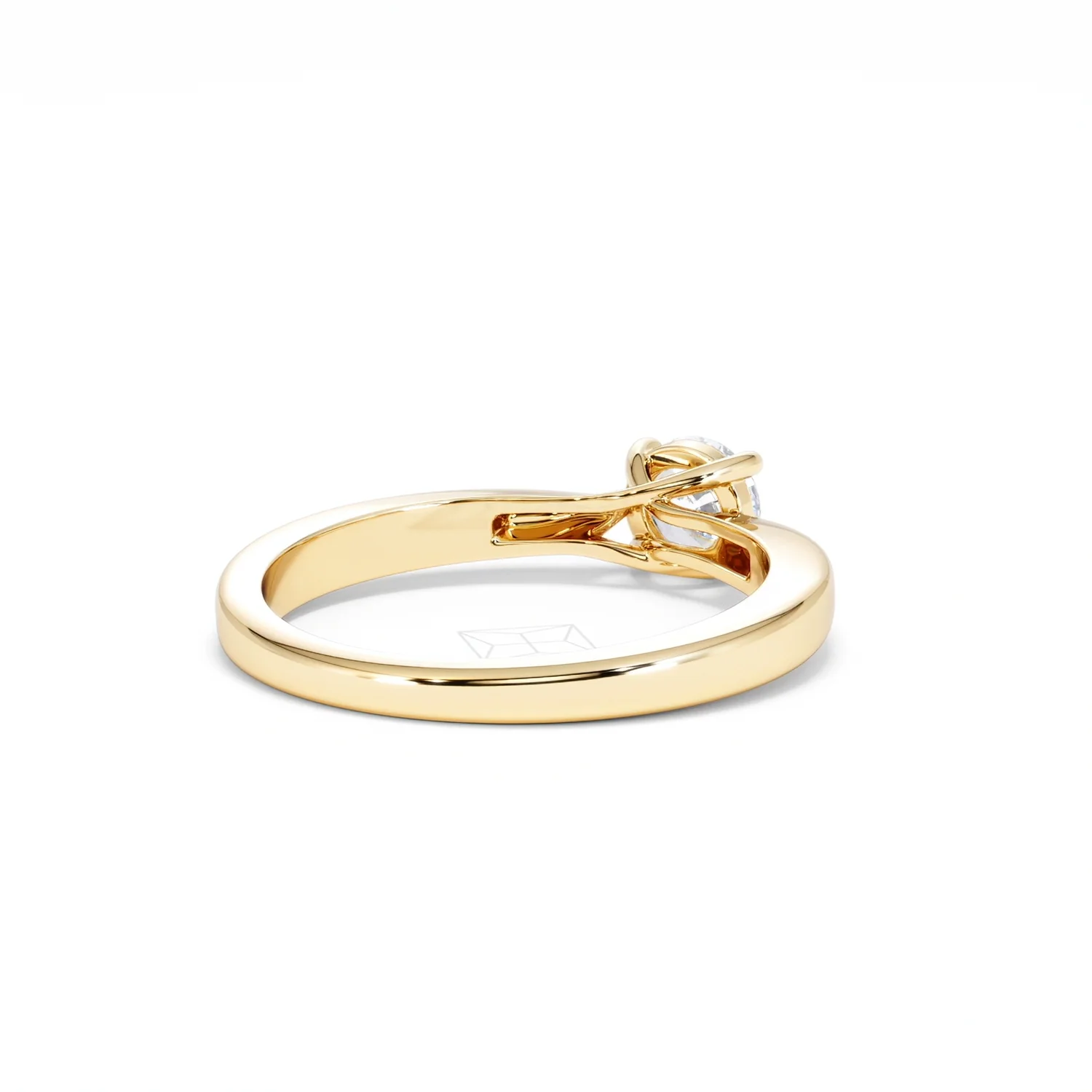 Naomi Lab Diamond Engagement Ring 0.50ct H/Si in 18K Gold Vermeil - Image 41