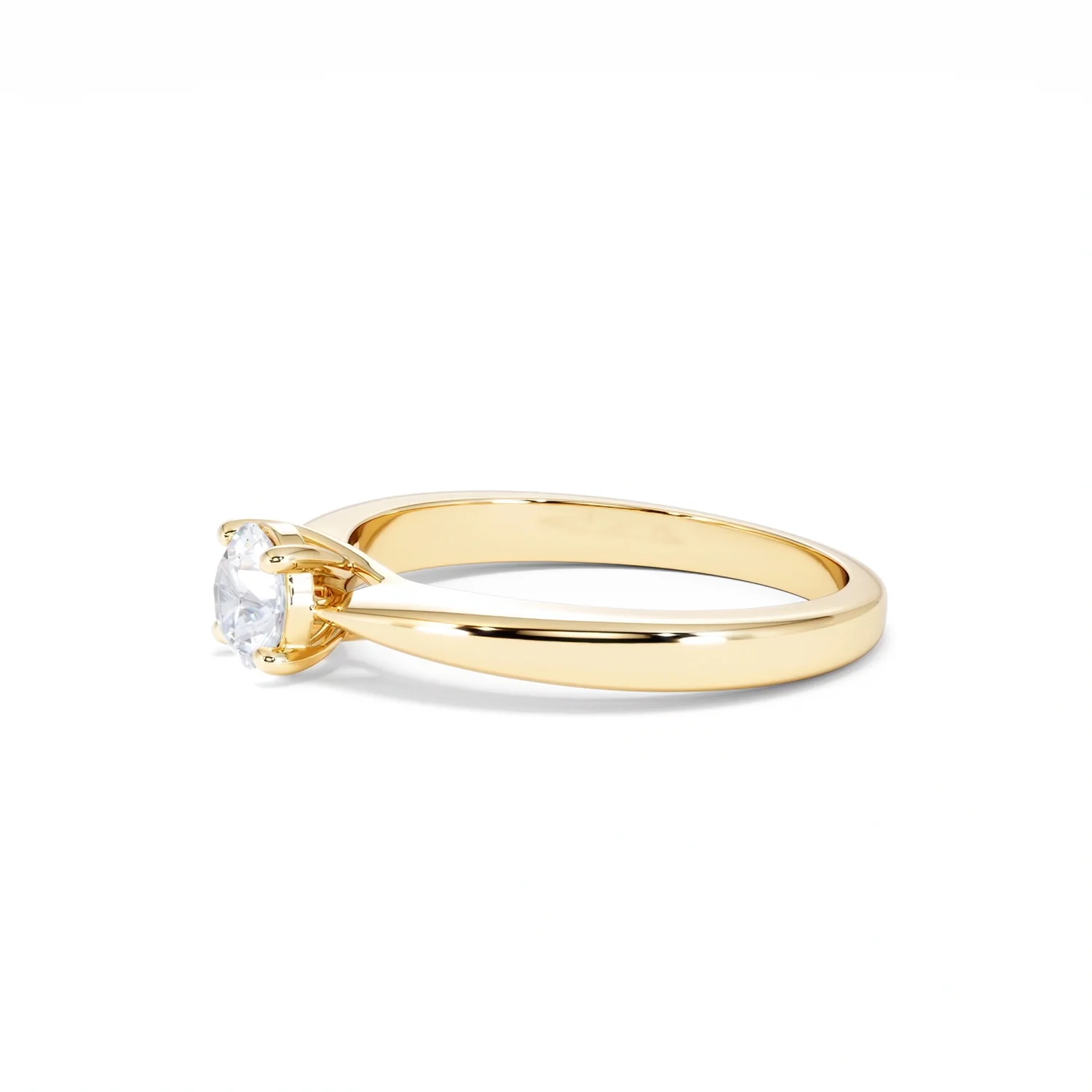Naomi Lab Diamond Engagement Ring 0.50ct H/Si in 18K Gold Vermeil - Image 73