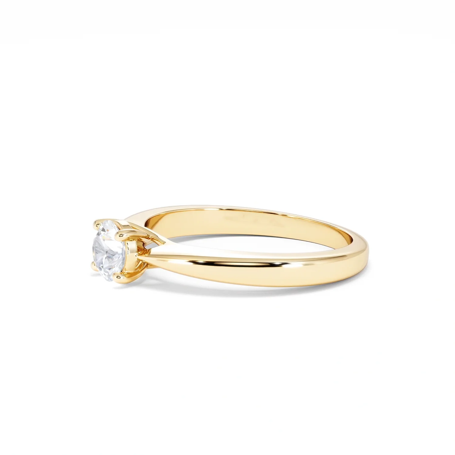 Naomi Lab Diamond Engagement Ring 0.50ct H/Si in 18K Gold Vermeil - Image 74