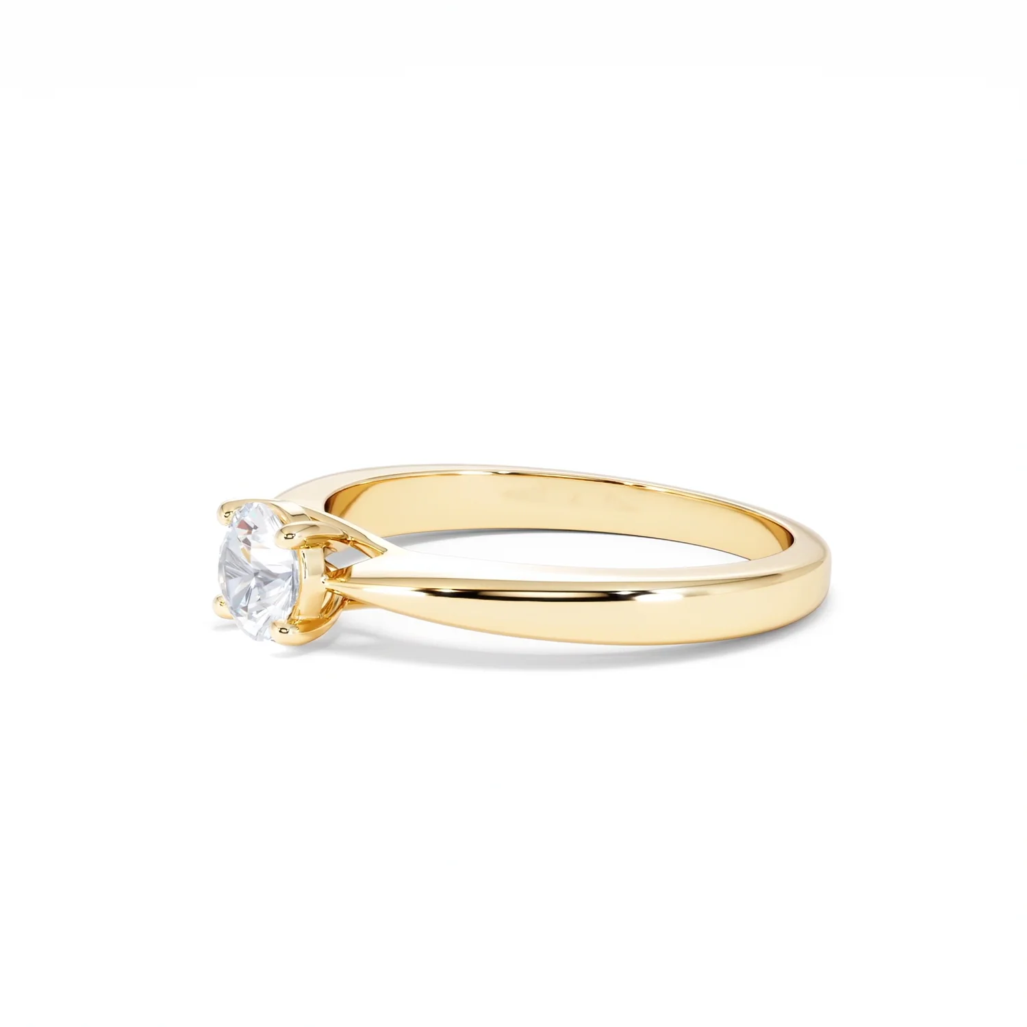 Naomi Lab Diamond Engagement Ring 0.50ct H/Si in 18K Gold Vermeil - Image 75