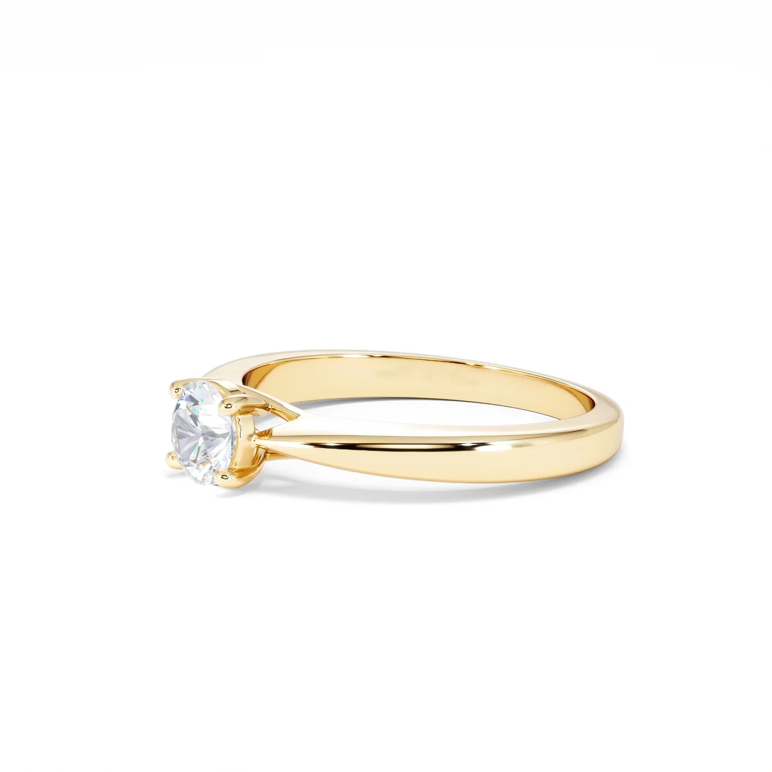 Naomi Lab Diamond Engagement Ring 0.50ct H/Si in 18K Gold Vermeil - Image 76