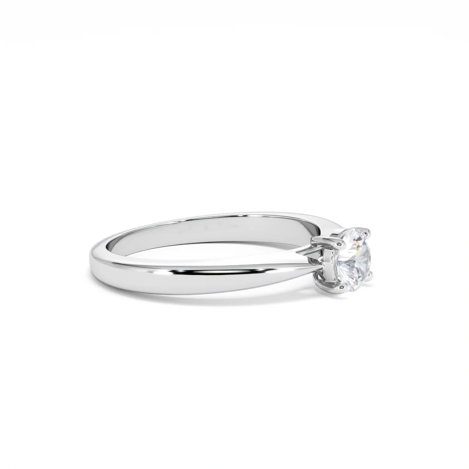 Naomi Lab Diamond Engagement Ring 0.50ct H/Si in 925 Silver - Image 21