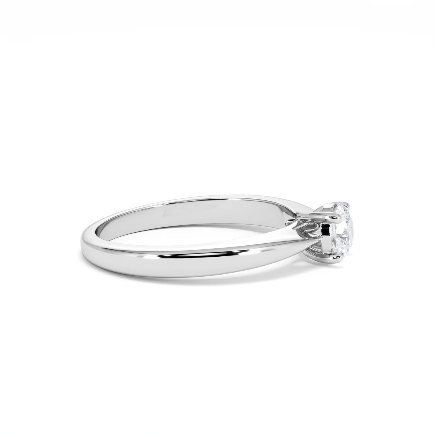 Naomi Lab Diamond Engagement Ring 0.50ct H/Si in 925 Silver - Image 25