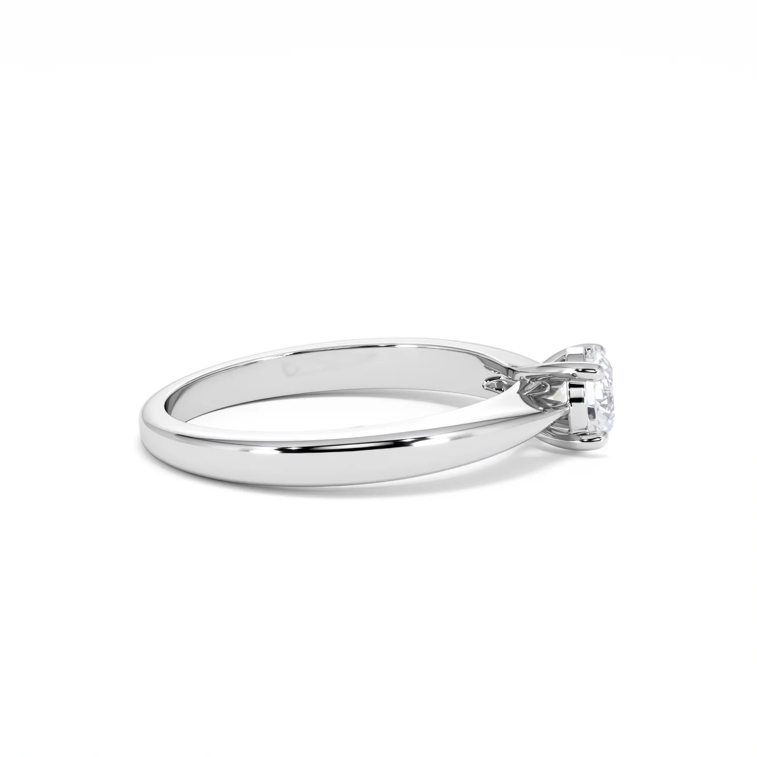 Naomi Lab Diamond Engagement Ring 0.50ct H/Si in 925 Silver - Image 27