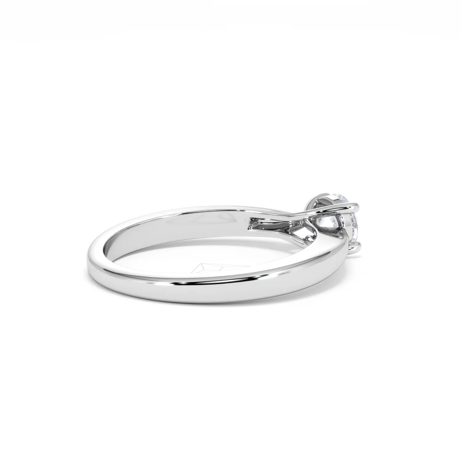 Naomi Lab Diamond Engagement Ring 0.50ct H/Si in 925 Silver - Image 35