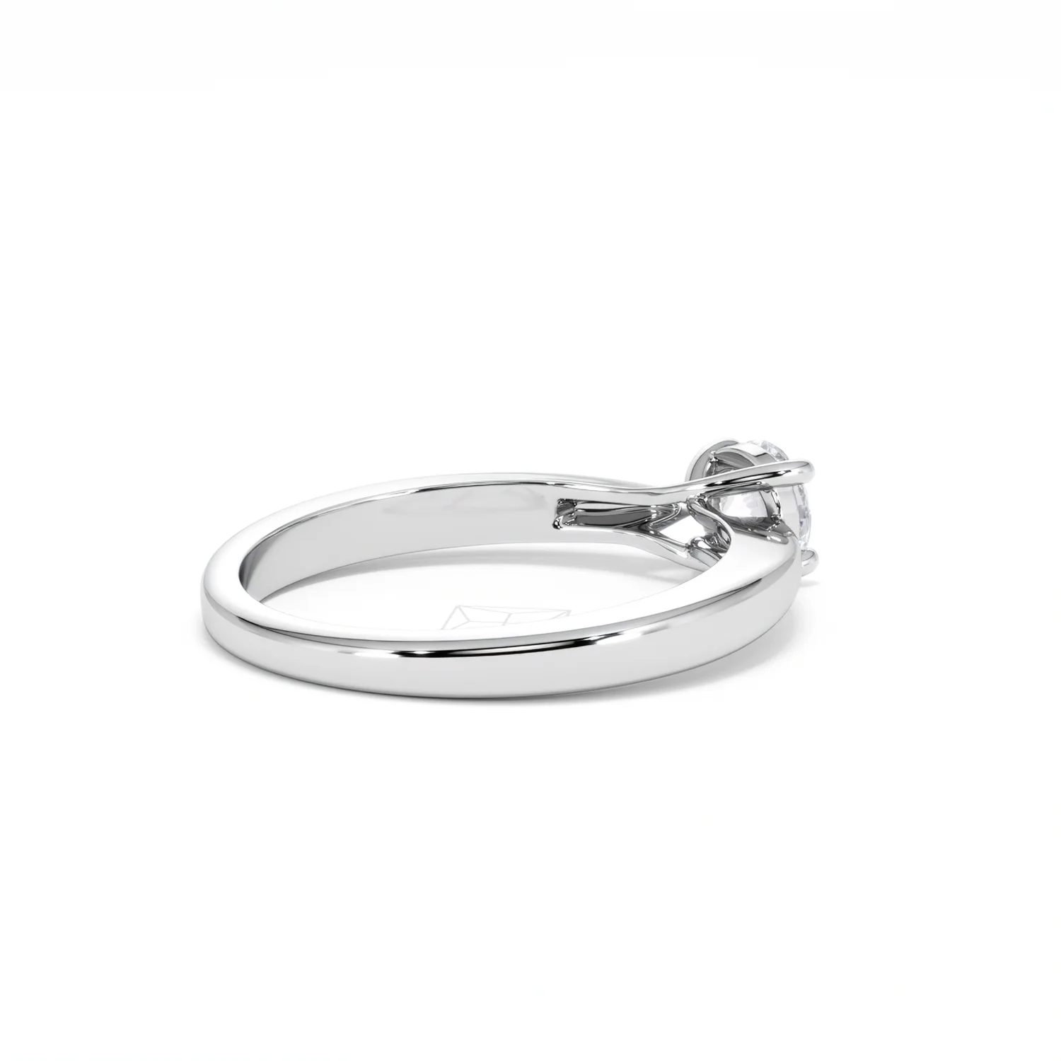 Naomi Lab Diamond Engagement Ring 0.50ct H/Si in 925 Silver - Image 36