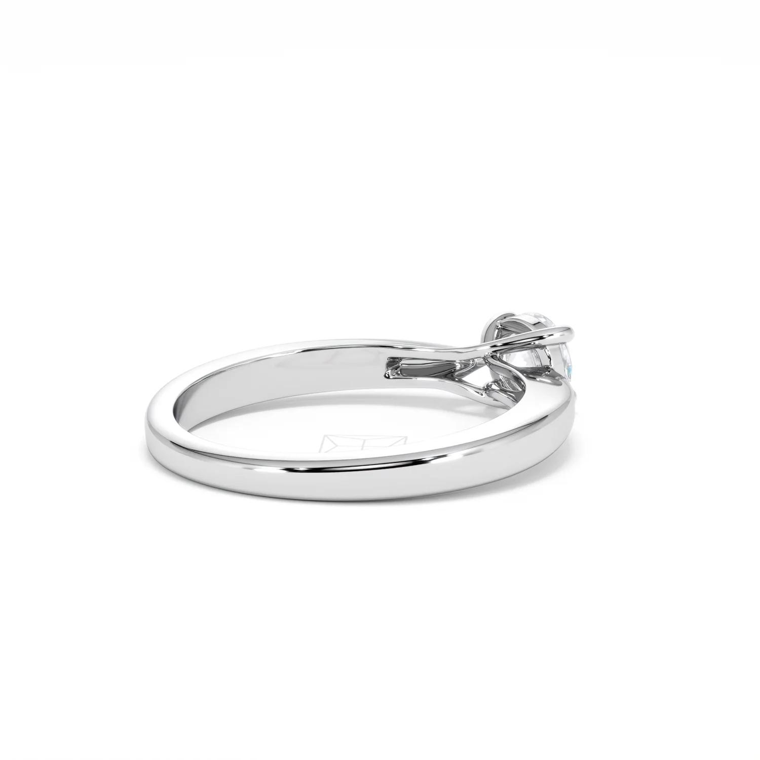 Naomi Lab Diamond Engagement Ring 0.50ct H/Si in 925 Silver - Image 37