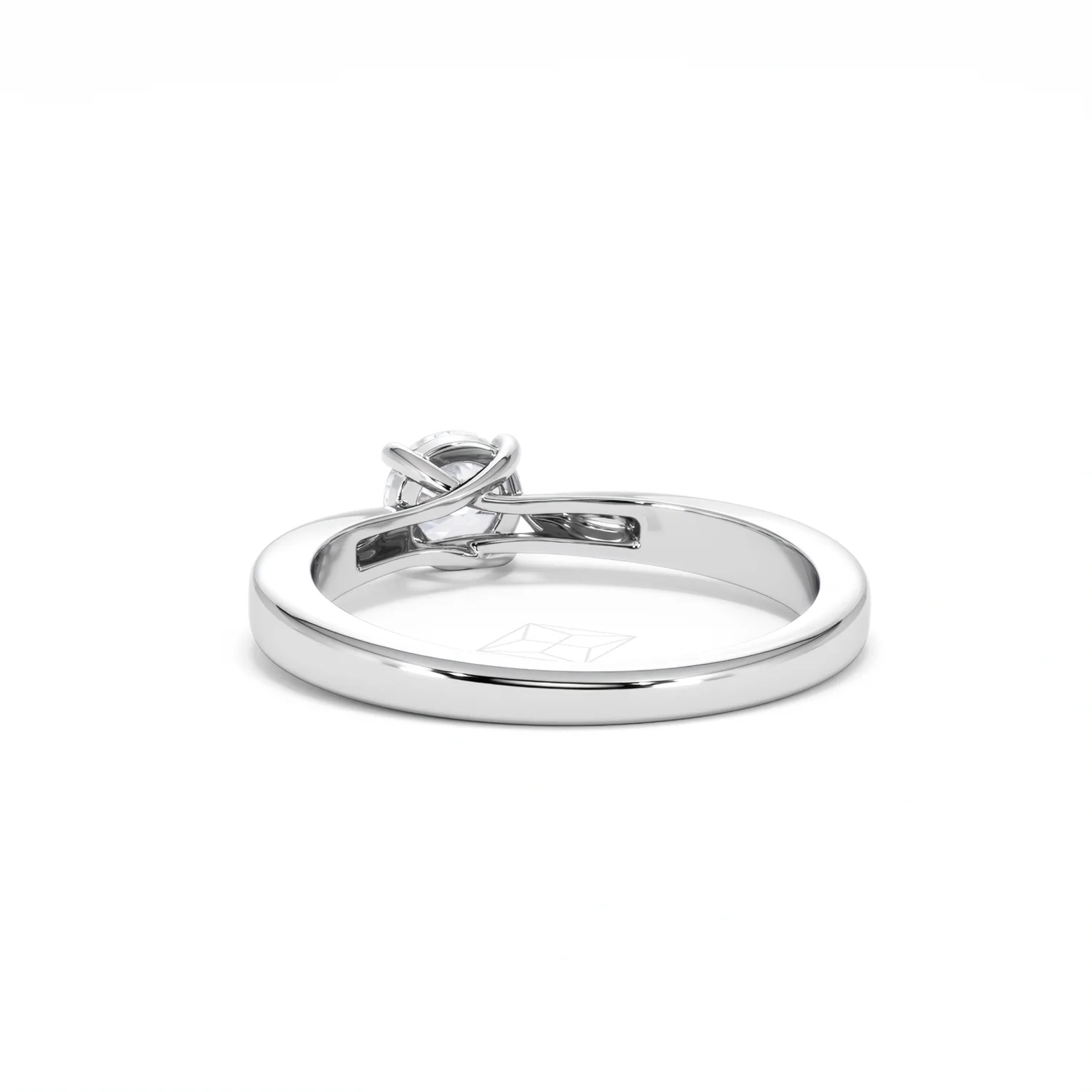Naomi Lab Diamond Engagement Ring 0.50ct H/Si in 925 Silver - Image 52