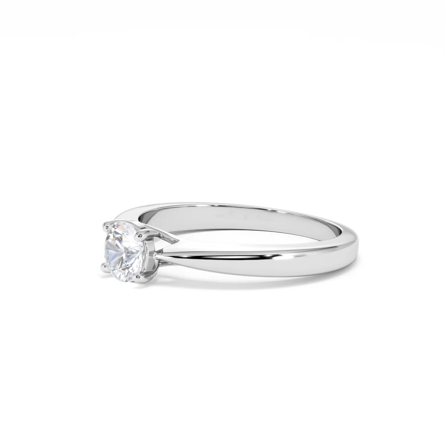 Naomi Lab Diamond Engagement Ring 0.50ct H/Si in 925 Silver - Image 77