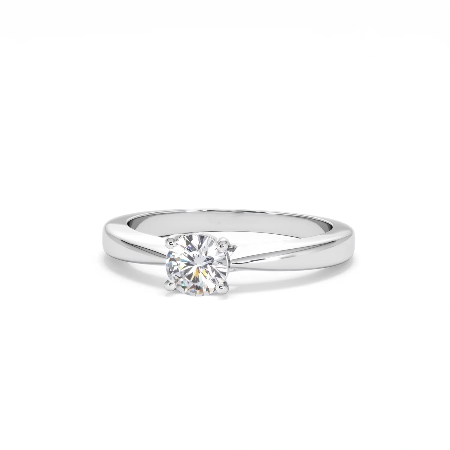 Naomi Lab Diamond Engagement Ring 0.50ct H/Si in 925 Silver - Image 85