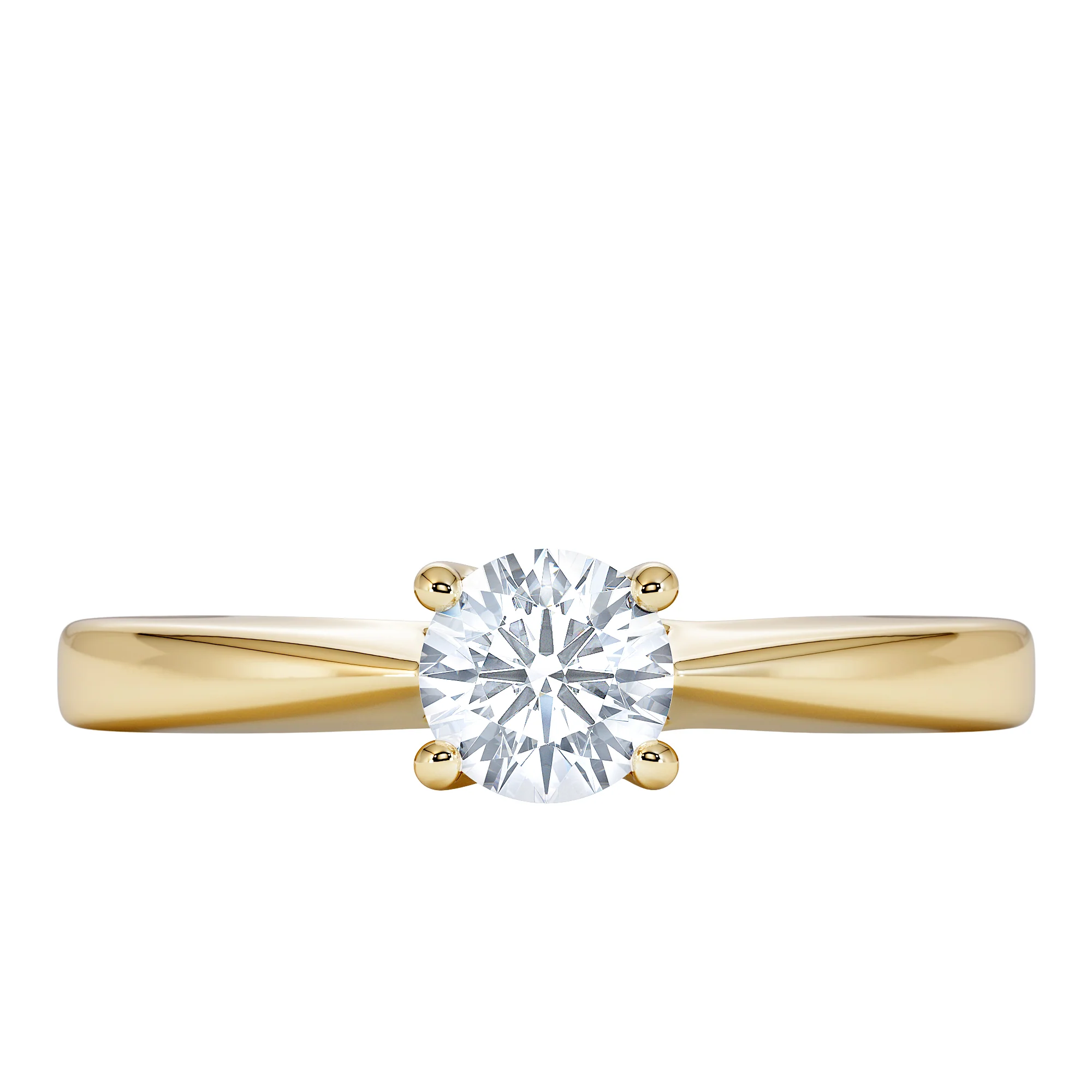 Naomi Lab Diamond Engagement Ring 0.50ct H/Si in 9K Gold - Image 5