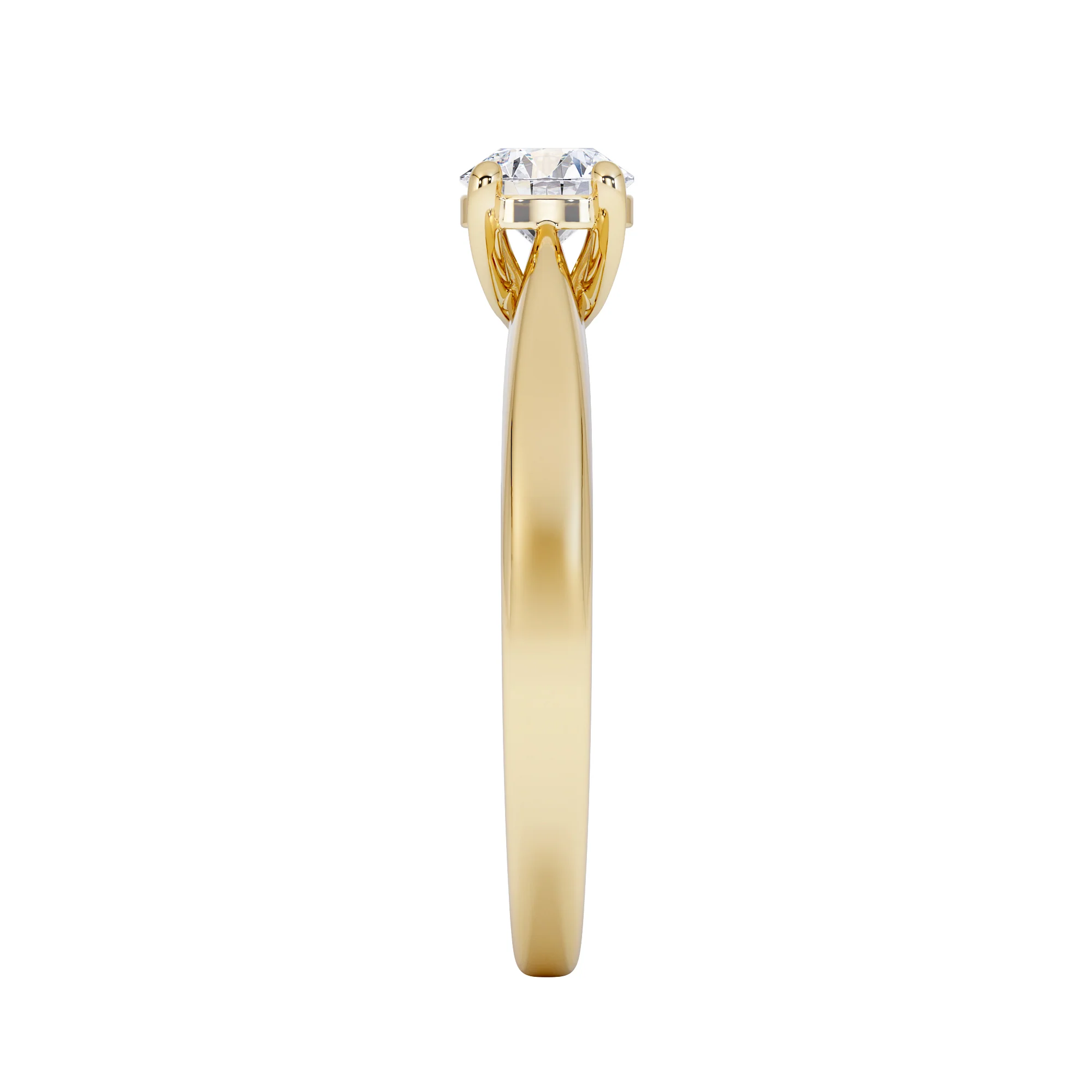 Naomi Lab Diamond Engagement Ring 0.50ct H/Si in 9K Gold - Image 6