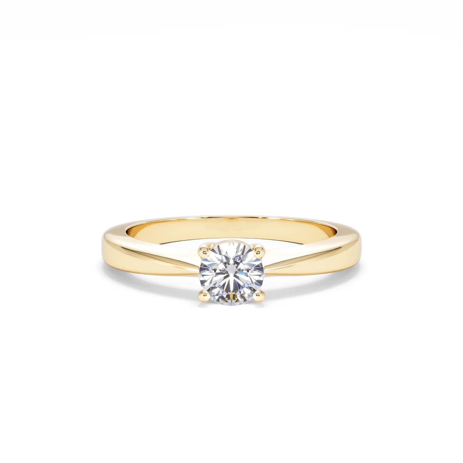 Naomi Lab Diamond Engagement Ring 0.50ct H/Si in 9K Gold - Image 8