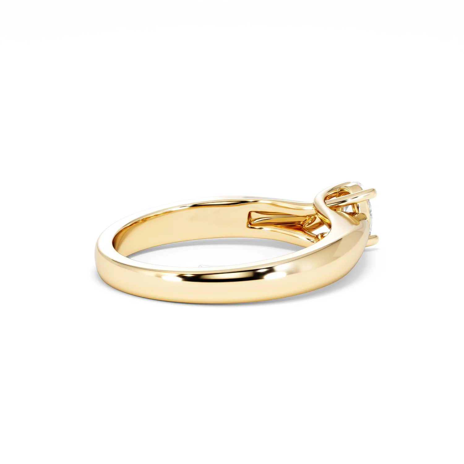 Naomi Oval Cut Lab Diamond Engagement Ring 0.33ct H/SI in 18k Gold Vermeil - Image 38