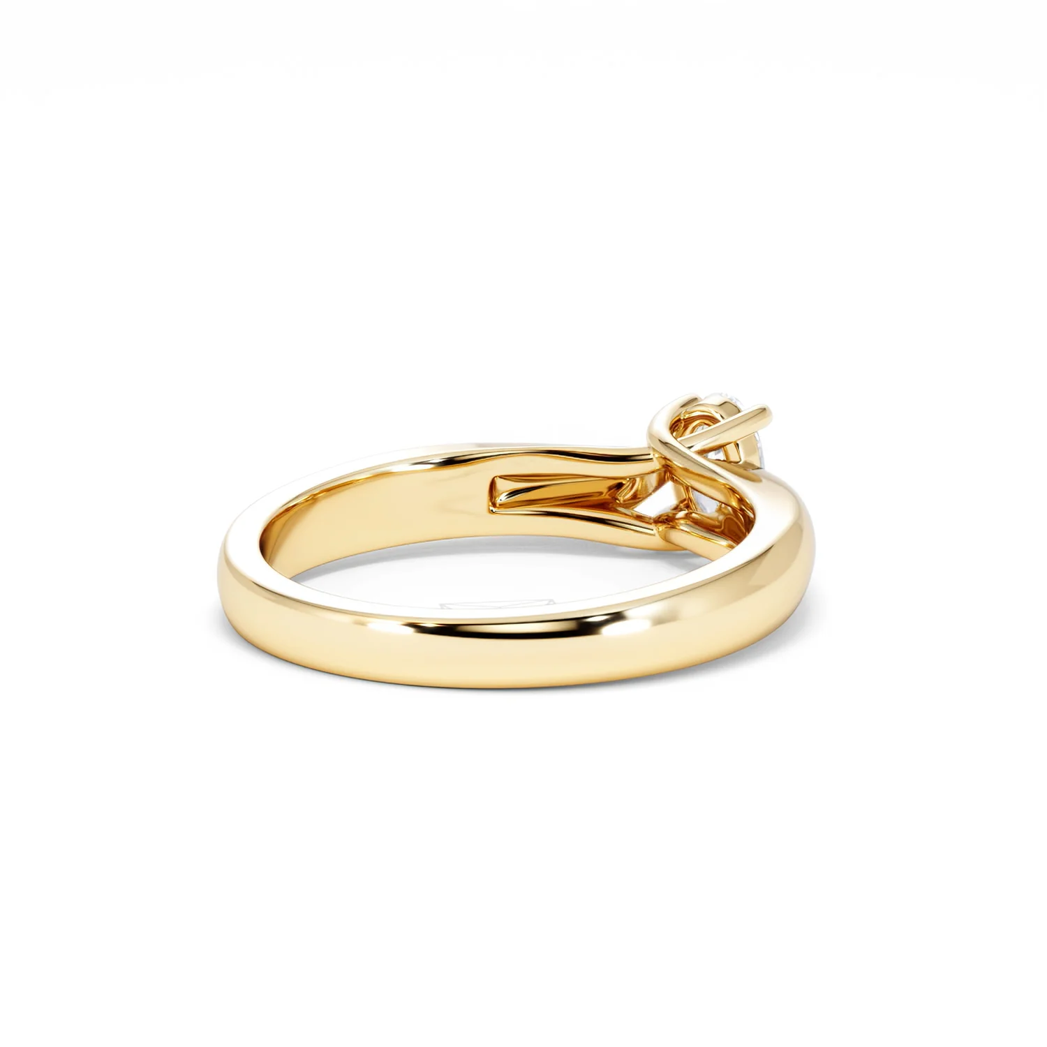 Naomi Oval Cut Lab Diamond Engagement Ring 0.33ct H/SI in 18k Gold Vermeil - Image 42