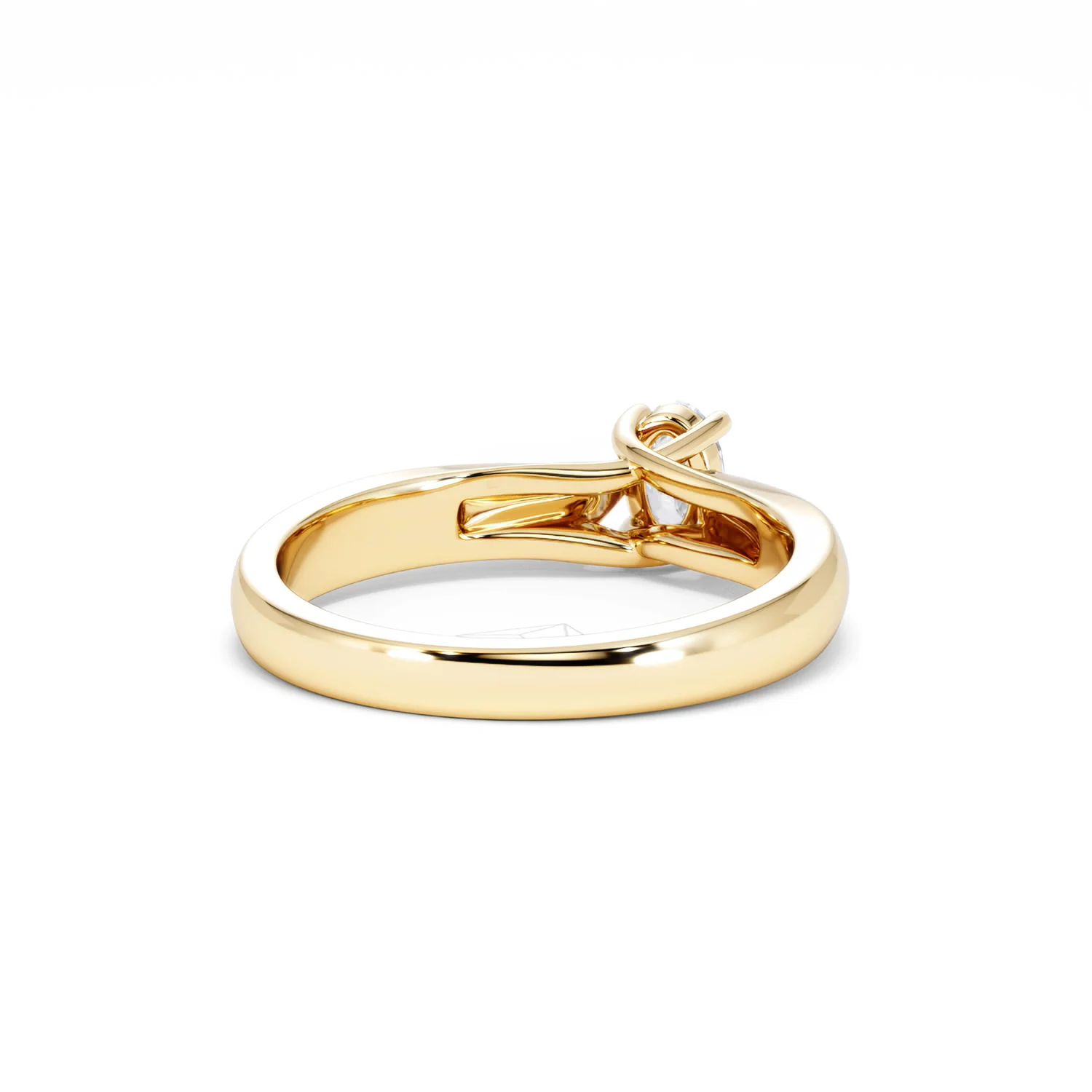 Naomi Oval Cut Lab Diamond Engagement Ring 0.33ct H/SI in 18k Gold Vermeil - Image 45