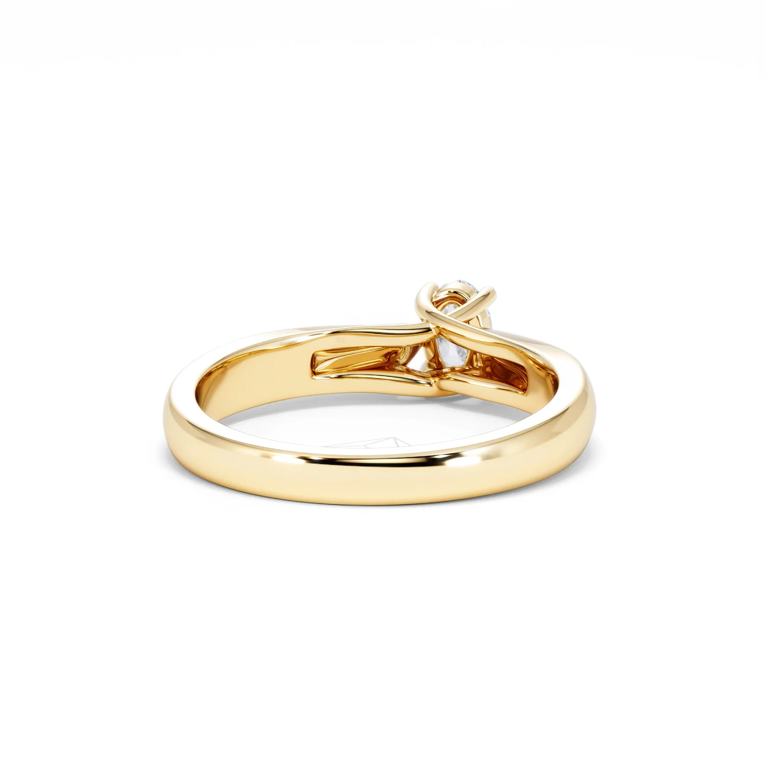 Naomi Oval Cut Lab Diamond Engagement Ring 0.33ct H/SI in 18k Gold Vermeil - Image 46