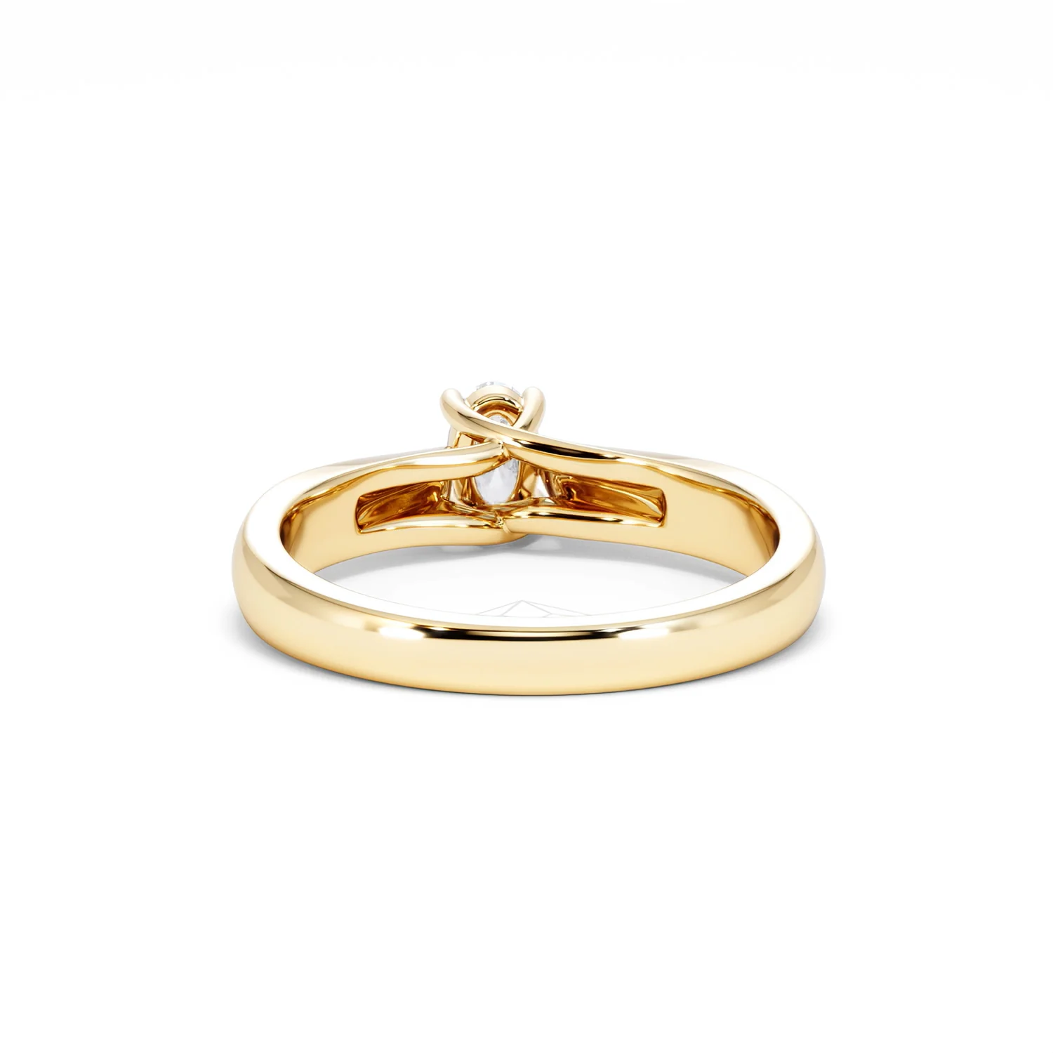 Naomi Oval Cut Lab Diamond Engagement Ring 0.33ct H/SI in 18k Gold Vermeil - Image 51