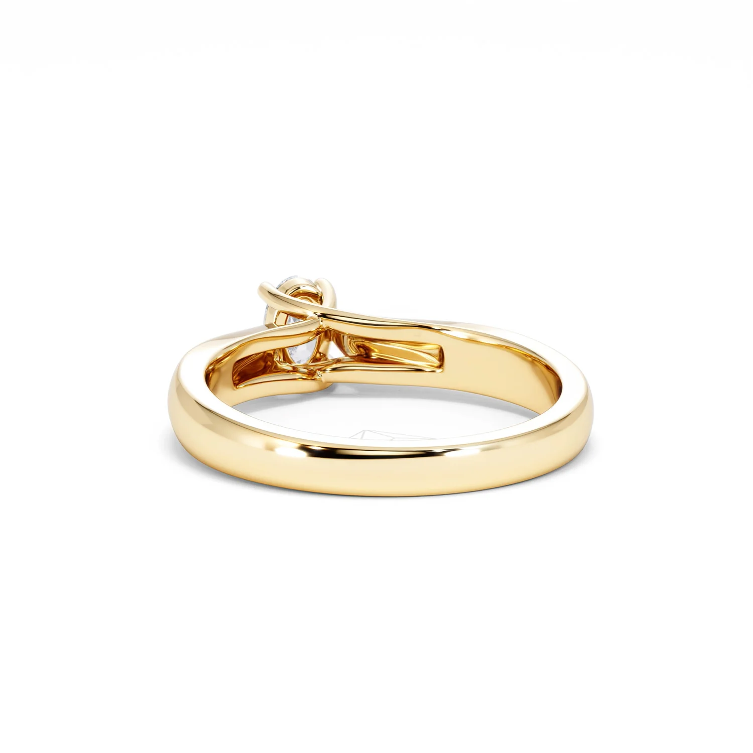 Naomi Oval Cut Lab Diamond Engagement Ring 0.33ct H/SI in 18k Gold Vermeil - Image 54