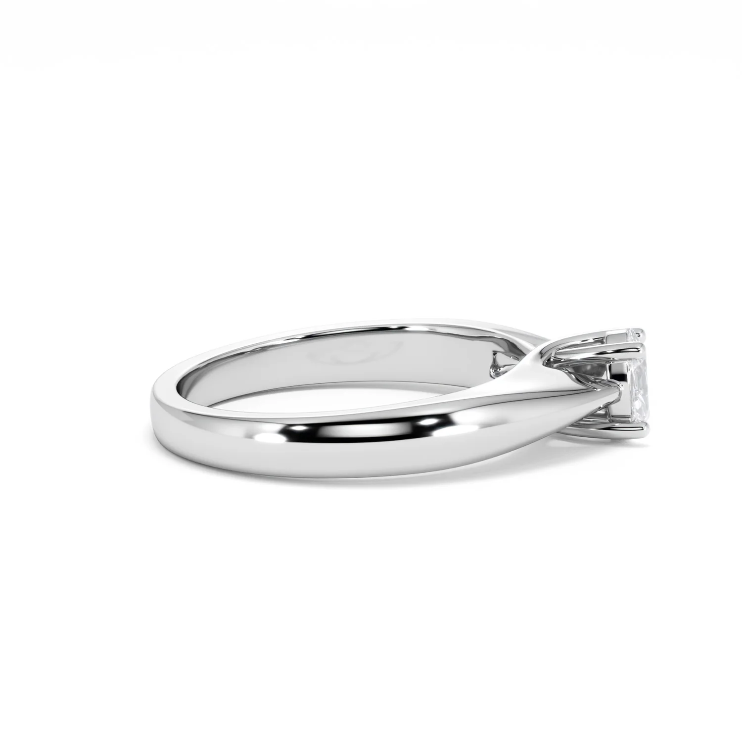 Naomi Oval Cut Lab Diamond Engagement Ring 0.33ct H/SI in 925 Silver - Image 29