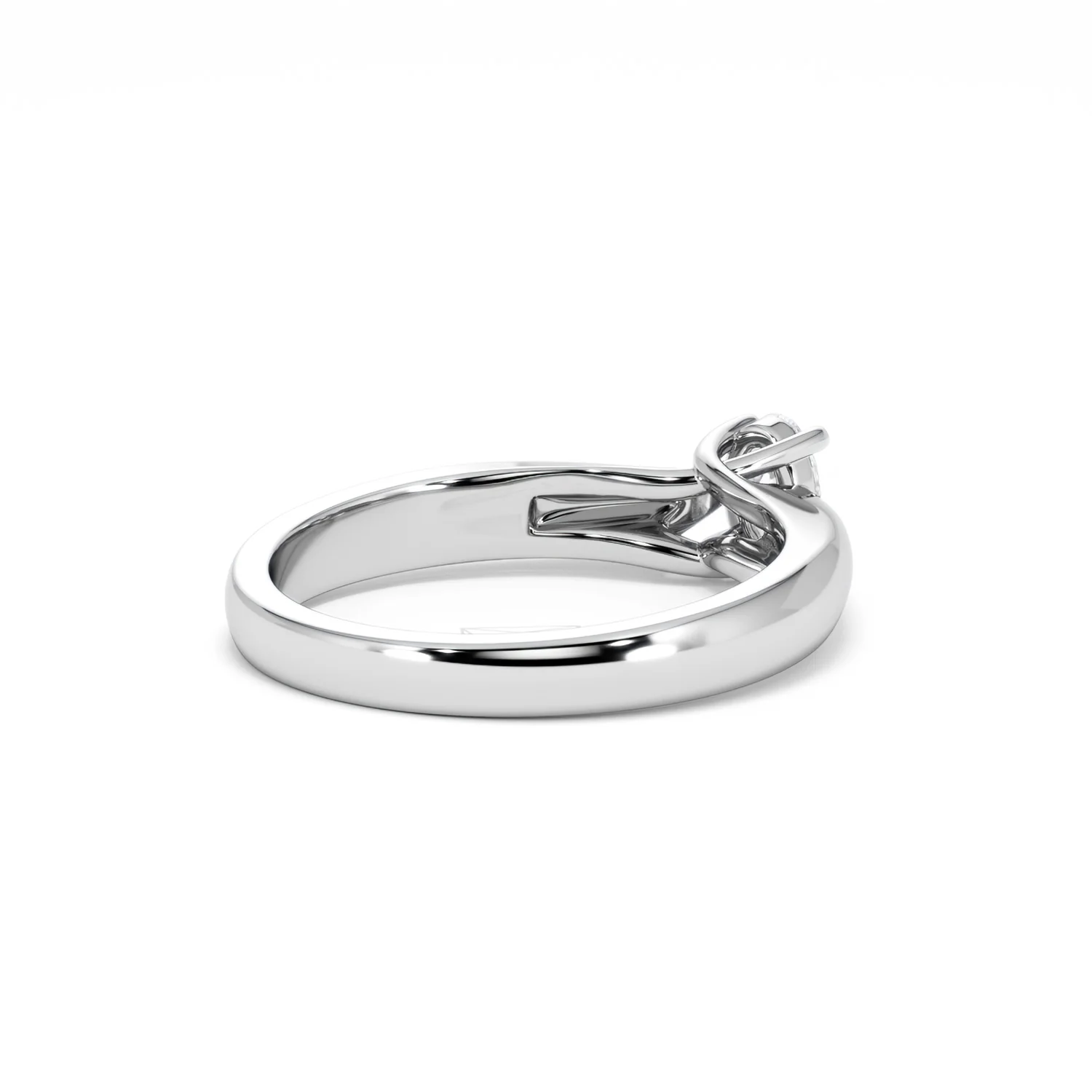Naomi Oval Cut Lab Diamond Engagement Ring 0.33ct H/SI in 925 Silver - Image 41