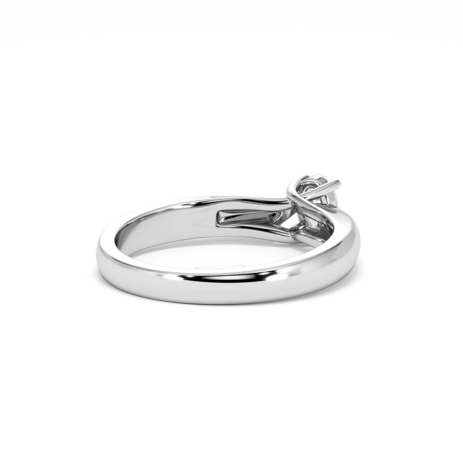 Naomi Oval Cut Lab Diamond Engagement Ring 0.33ct H/SI in 925 Silver - Image 42